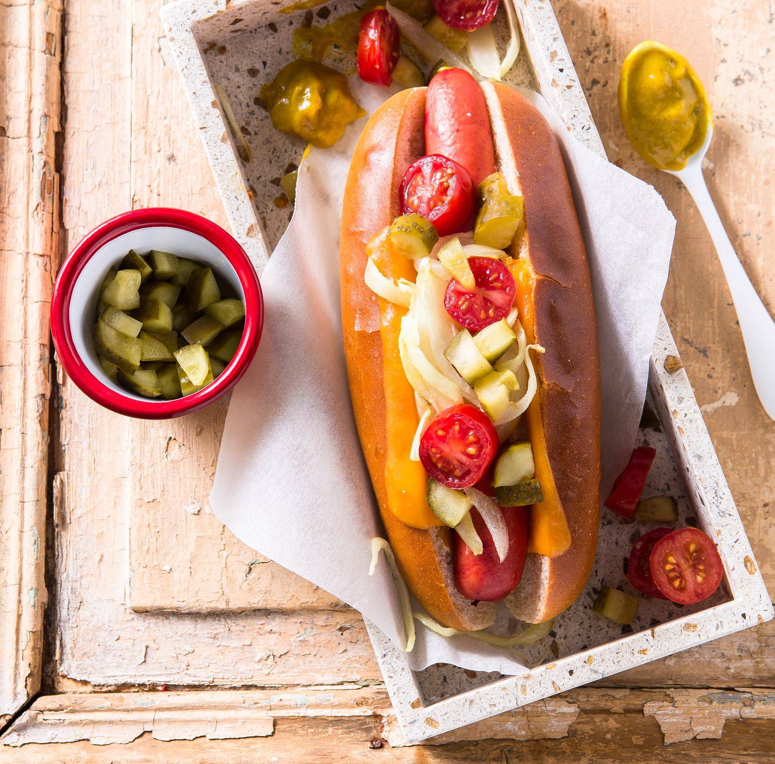 Hot-dog new-yorkais - Recette EASY FRY & GRILL 2 in 1 DIGITAL | Moulinex