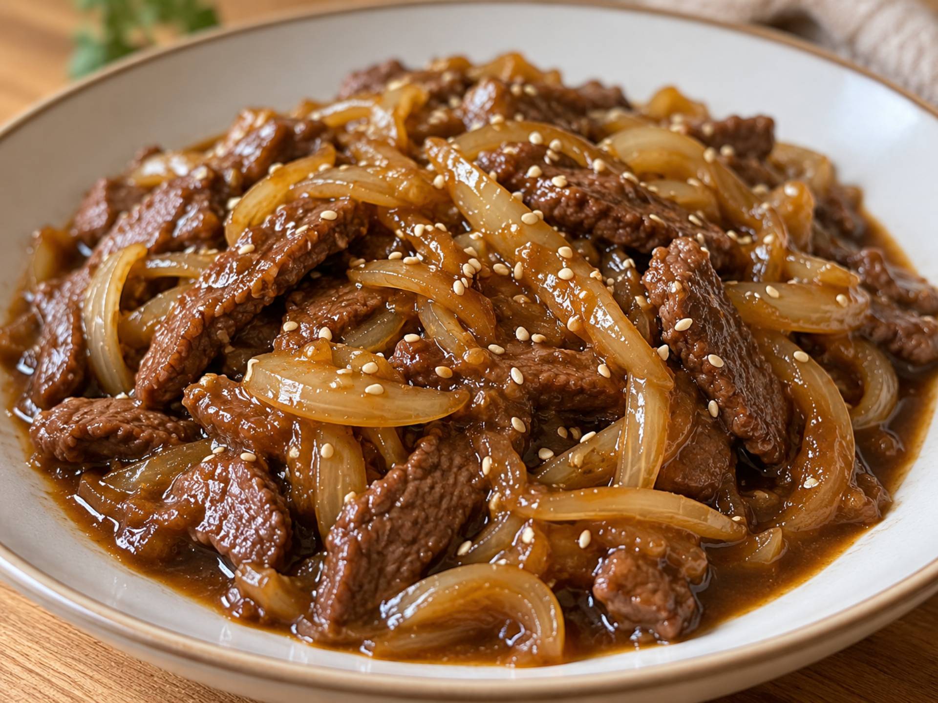 Bœuf aux oignons - Recette Cookeo | Moulinex