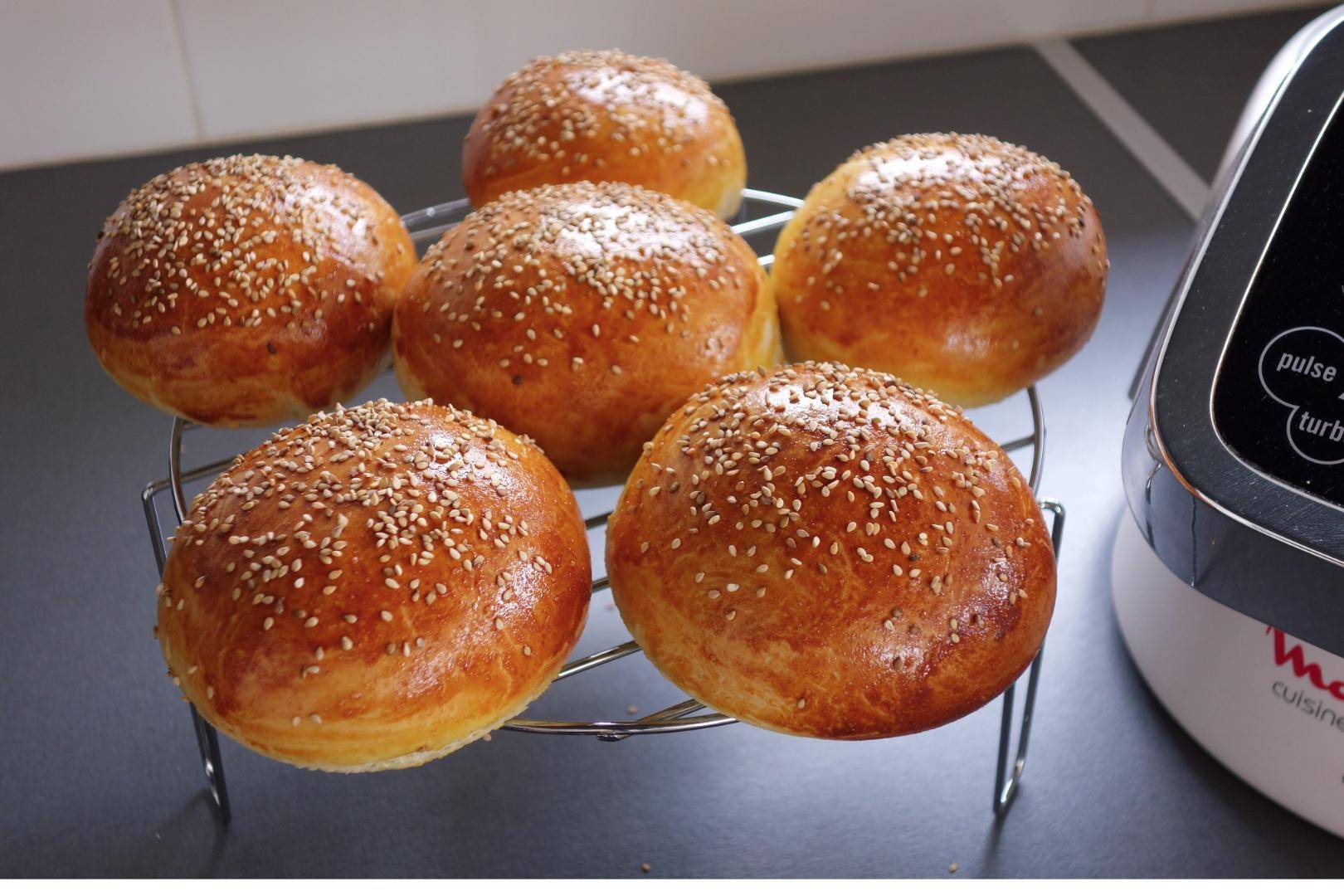Pains Hamburger - Brice RC - Recepten Companion Connect XL | Moulinex