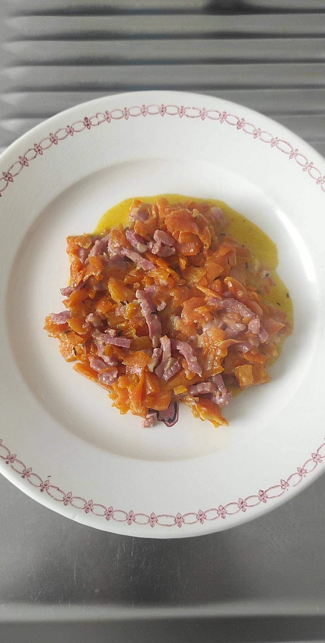 Tagliatelles de carottes à la carbonara - Recepten Cookeo | Moulinex