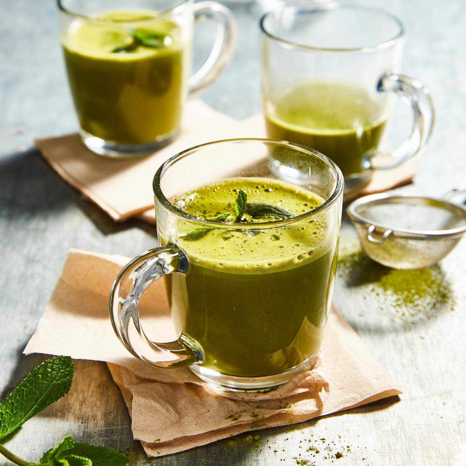 Matcha latte menthe - Recepten Perfectmix Cook | Moulinex
