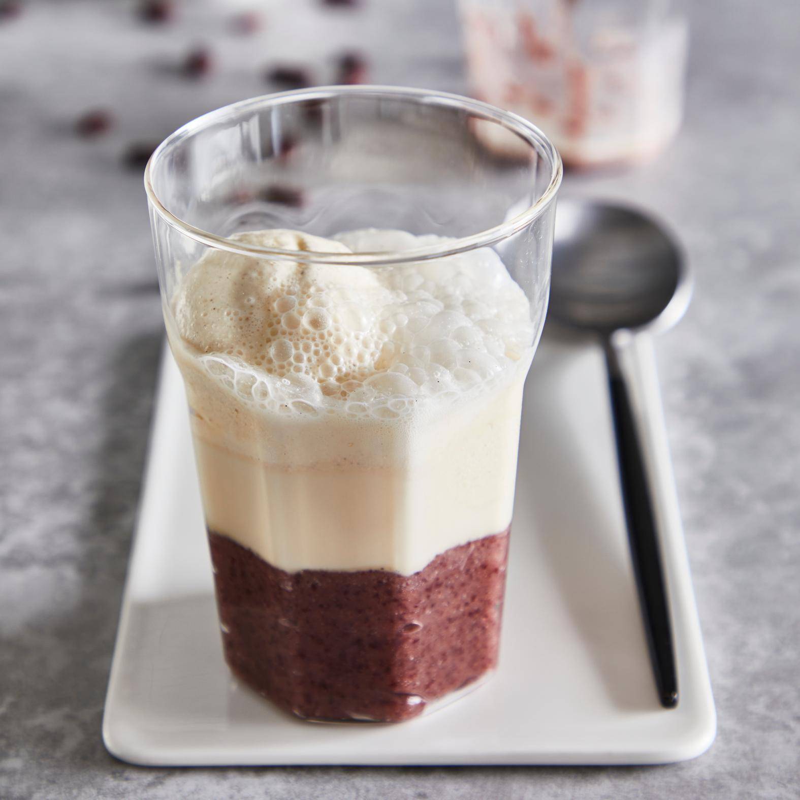 Latte glacé à la pâte de haricot rouge azuki - Recette Perfectmix + | Moulinex