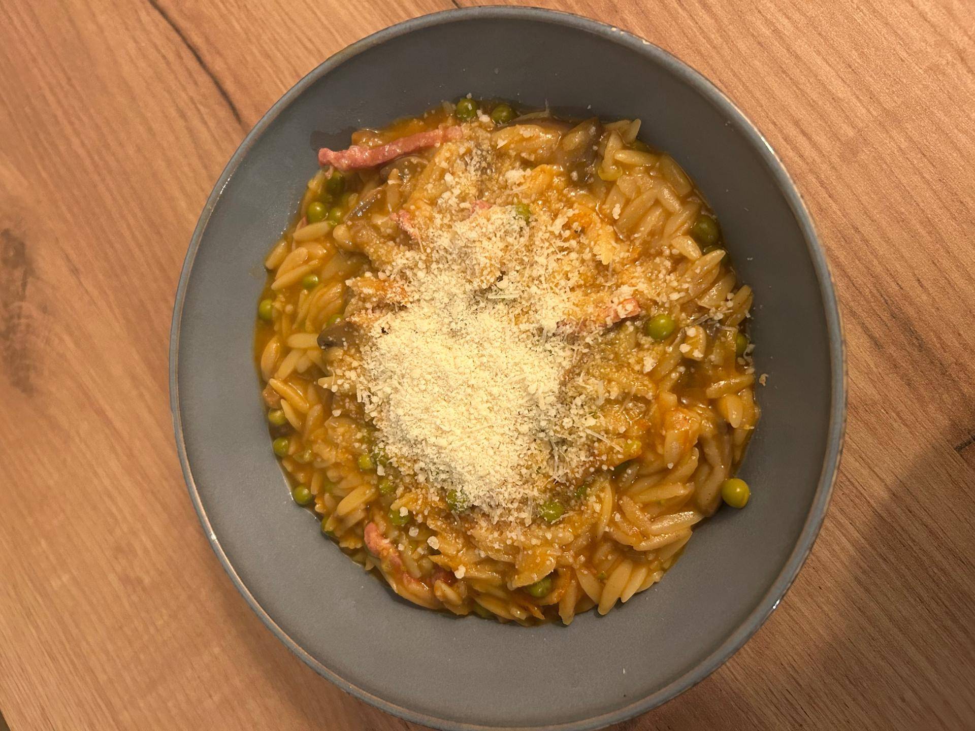 Orzotto à la boscaiola - Recette Cookeo | Moulinex