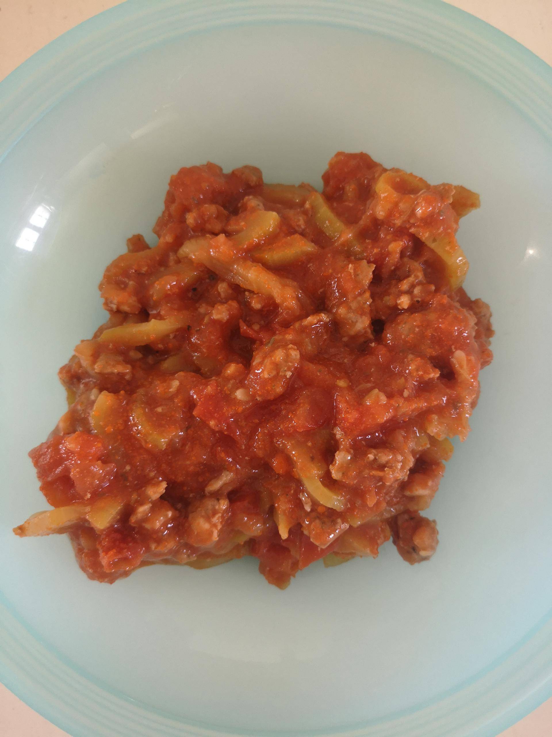 Chair à saucisse tomates courgettes - Recepten Cookeo | Moulinex