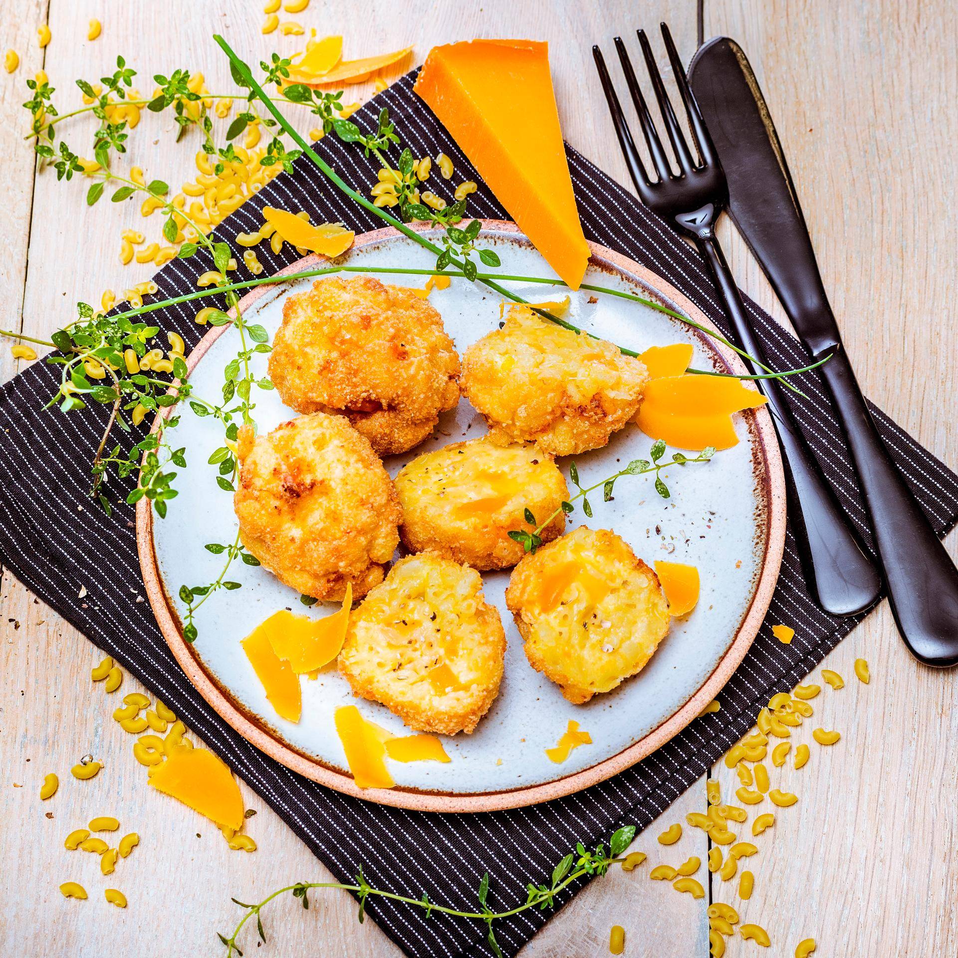 Boulettes de coquillettes à la mimolette - Recepten Companion Connect | Moulinex