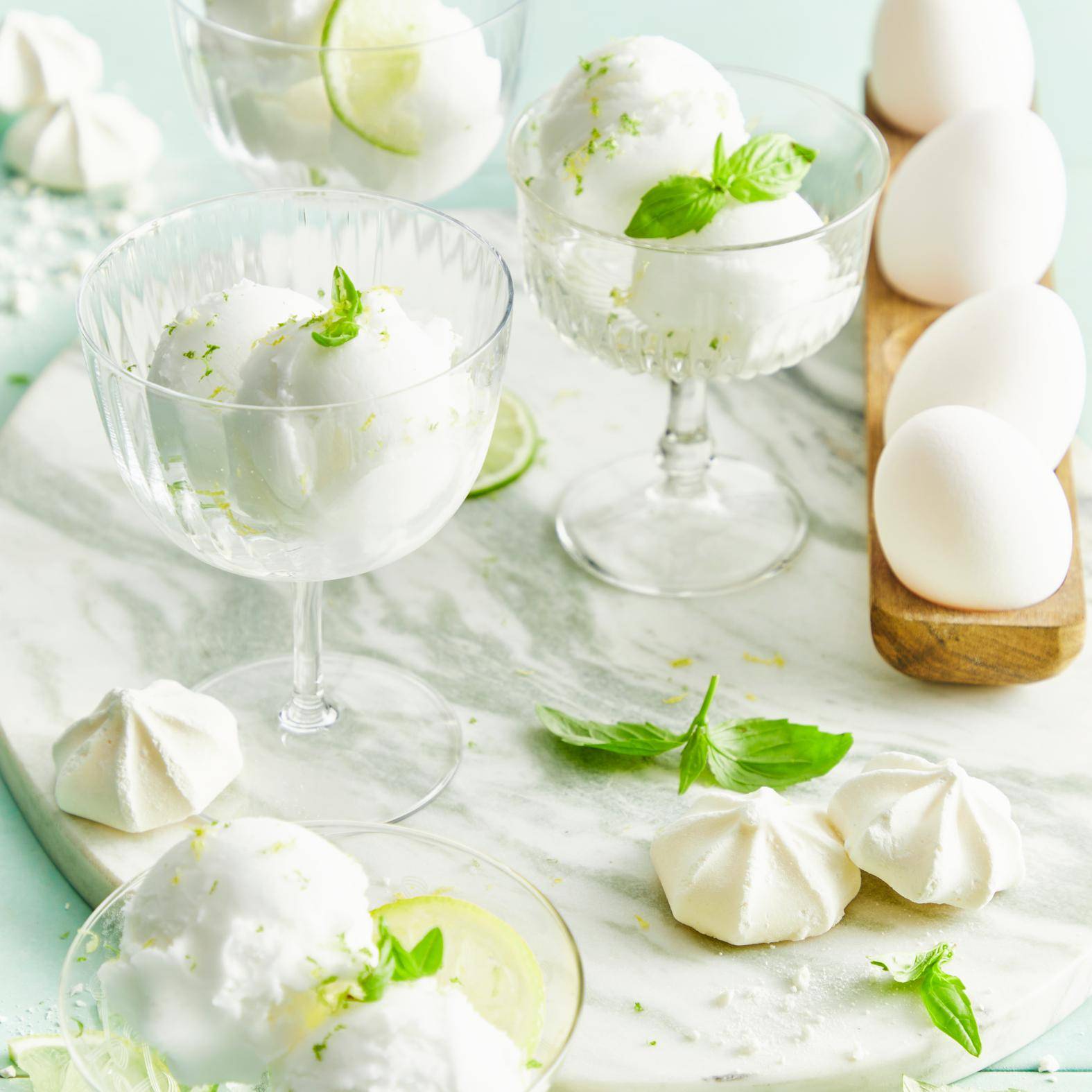 Sorbet aux 2 citrons et basilic - Recepten Kitchen Machines Touch/Touch + | Moulinex