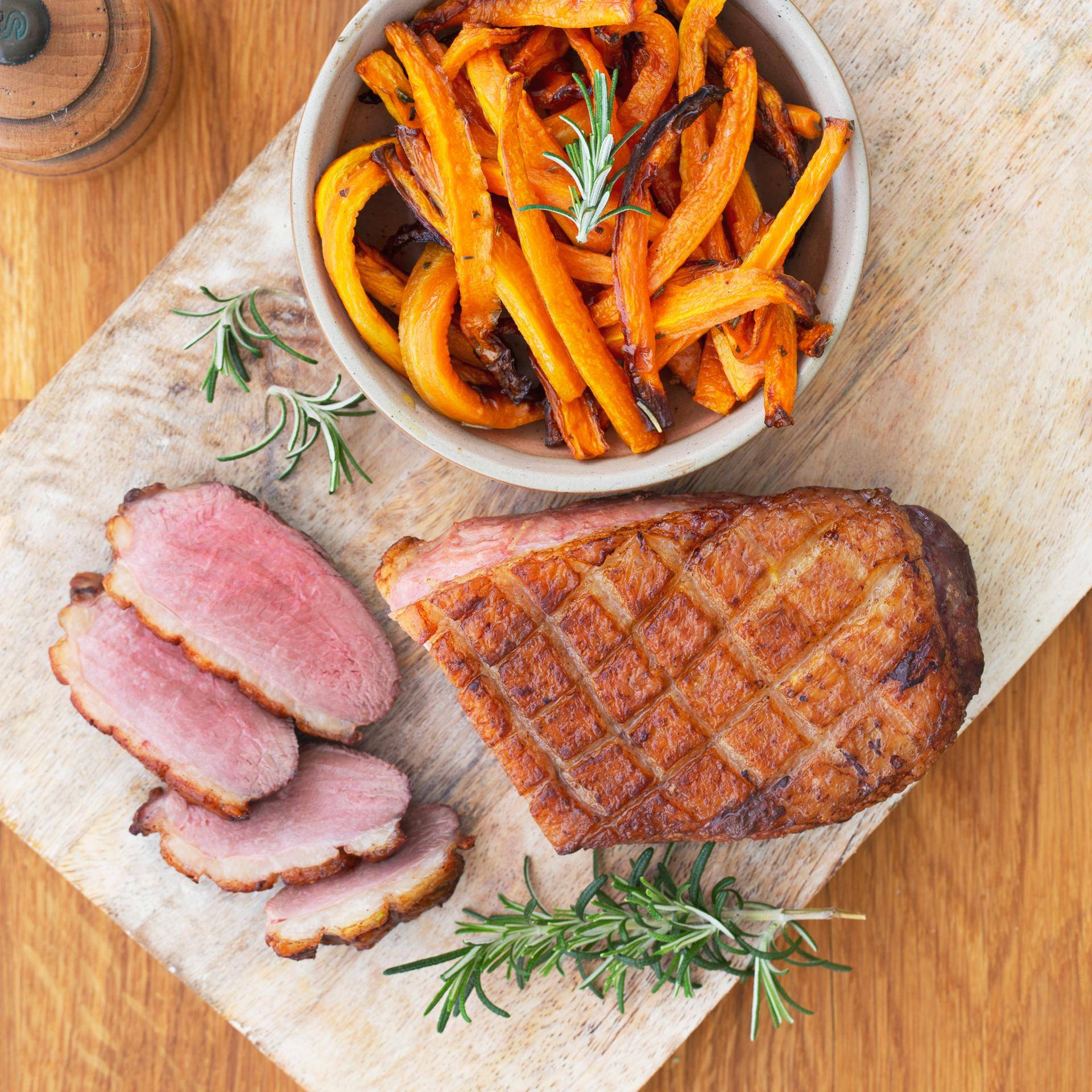 Poitrine de canard et frites de patates douces - Recette DUAL EASY FRY XXL | Moulinex