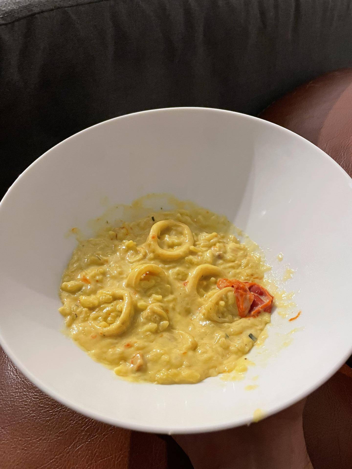 Risotto encornets safran poireaux - Recette Cookeo | Moulinex