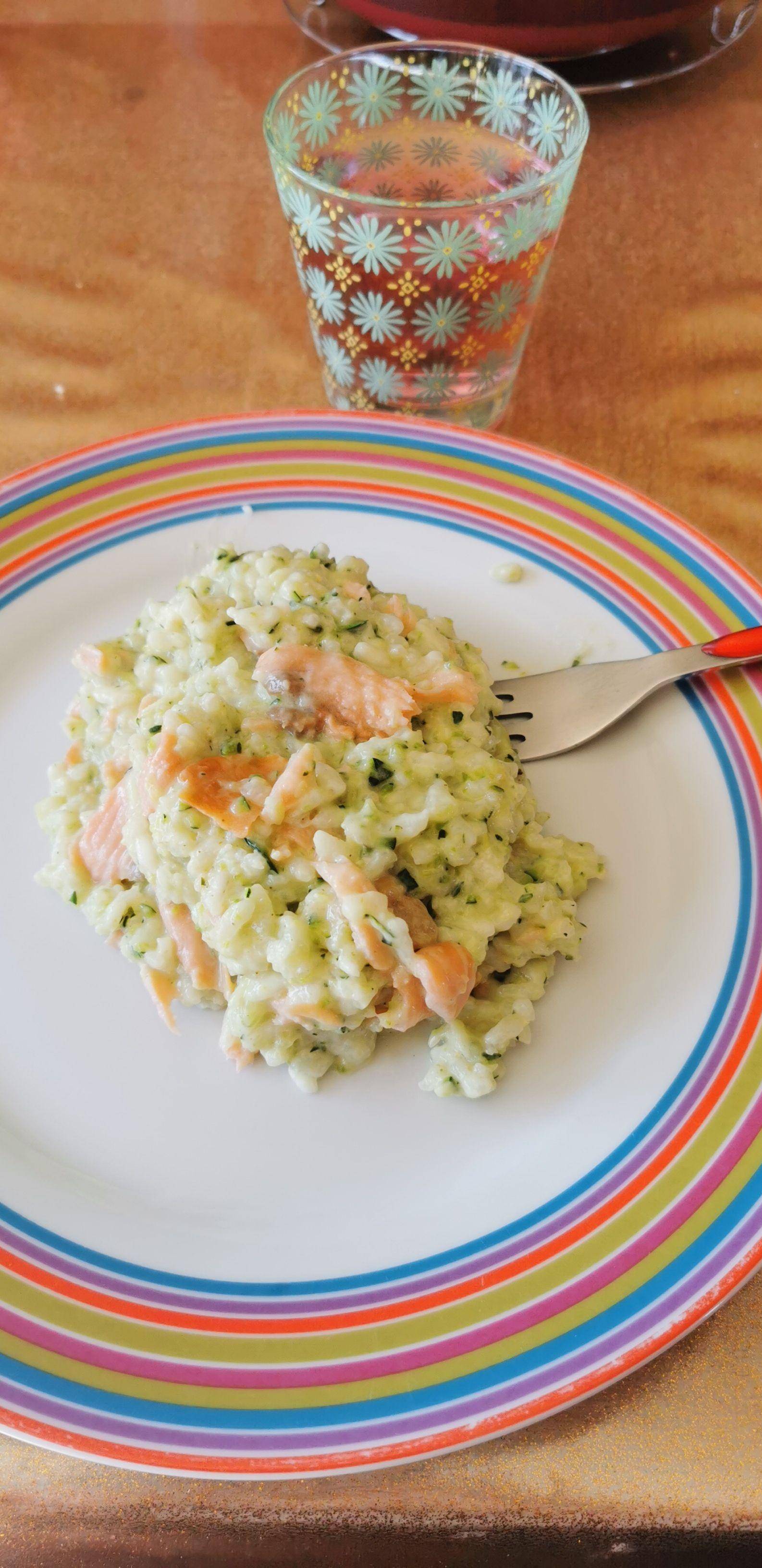 Rissoto saumon courgette - Recette Cookeo | Moulinex