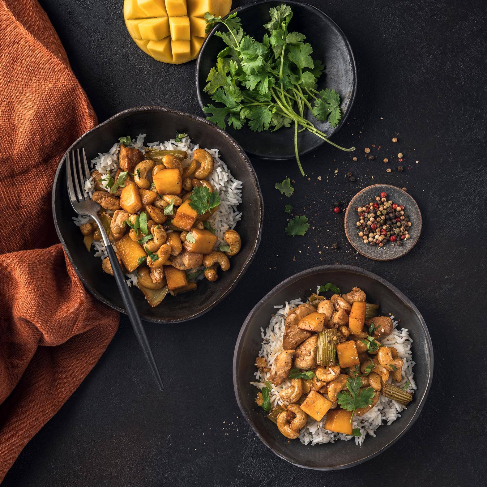 Poulet cajou mangue - Recette Companion | Moulinex