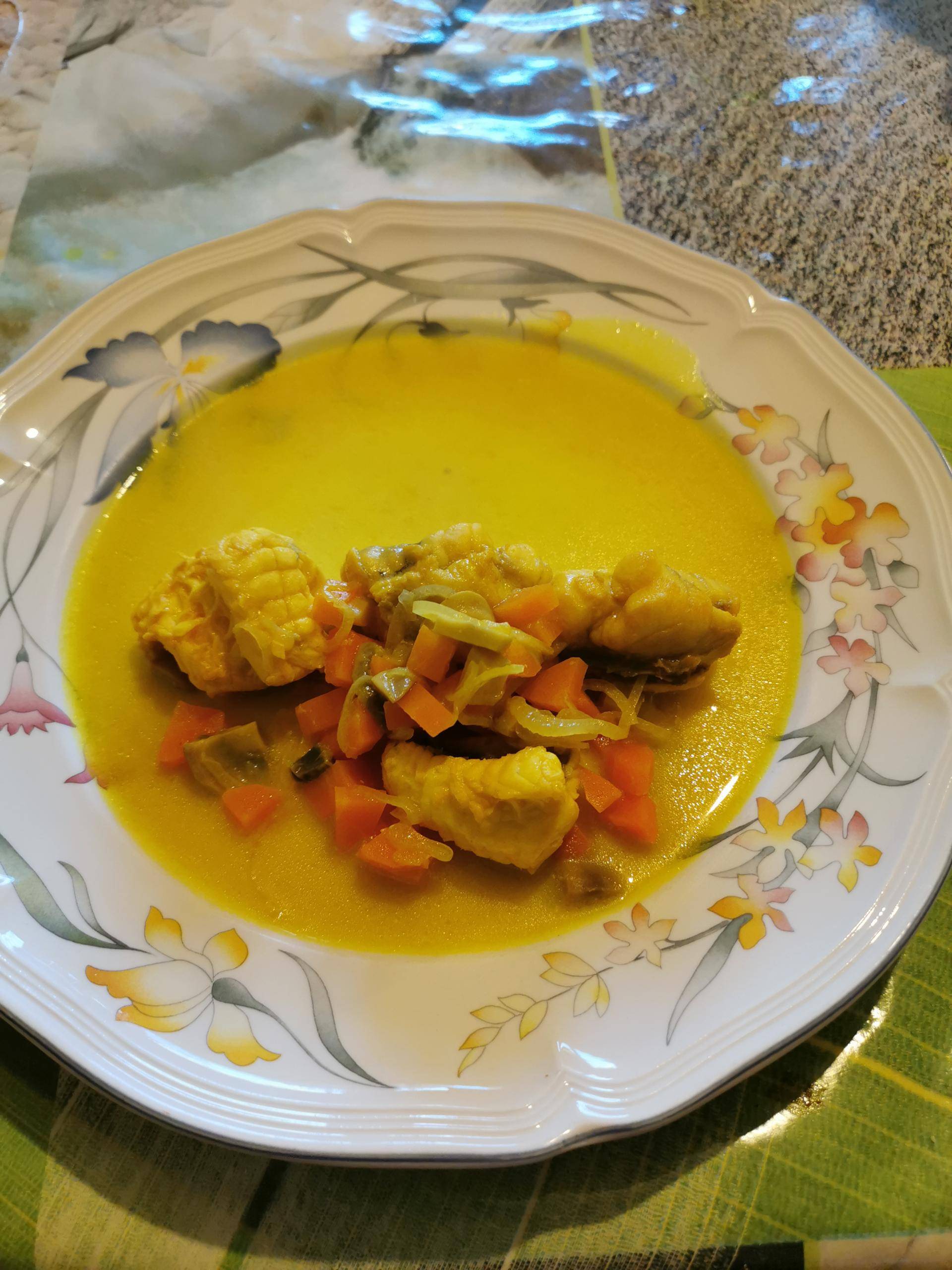 Blanquette de lotte au cidre et curcuma - Recepten Companion Connect | Moulinex