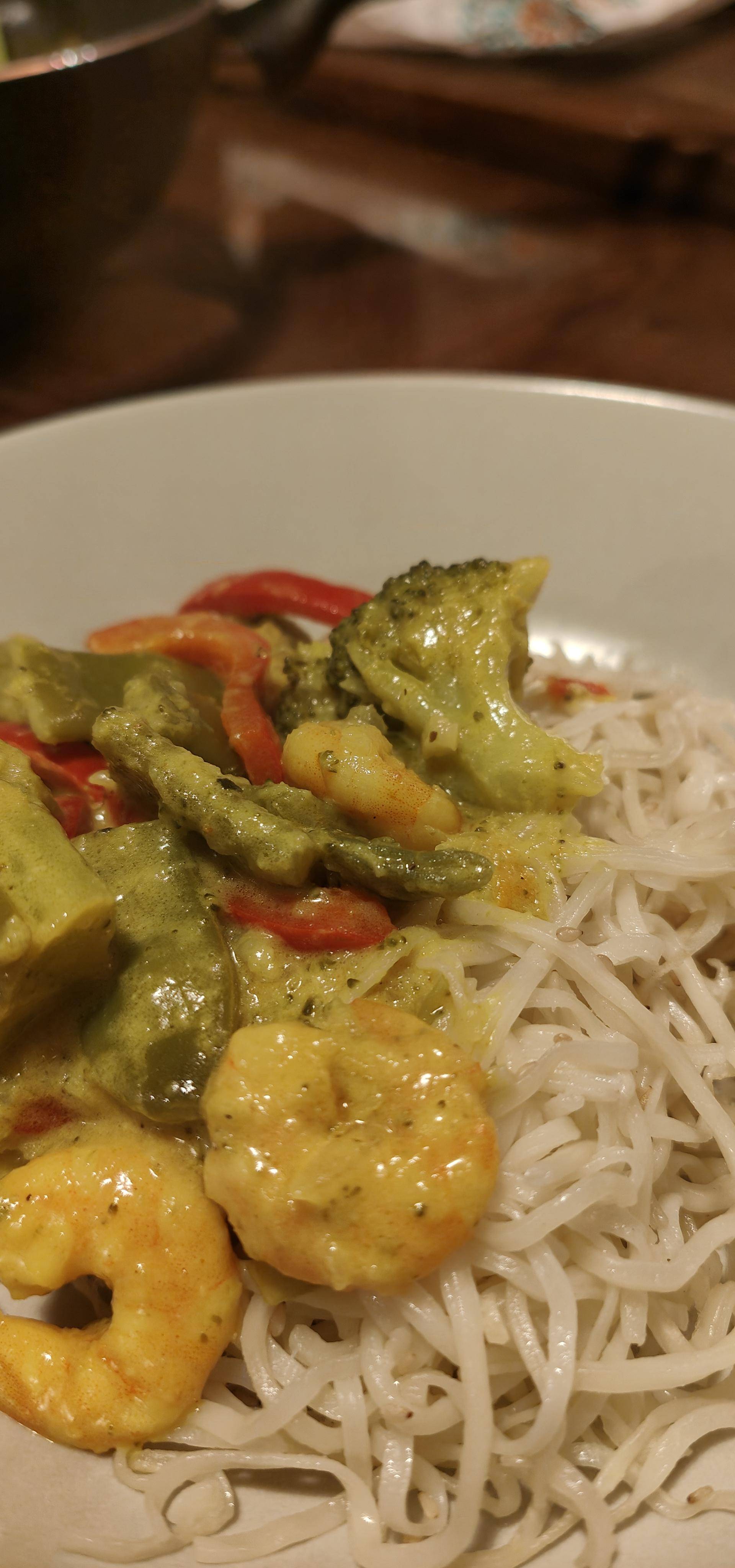 Crevettes sautées thaïes délicieuses - Recette Companion Connect XL | Moulinex