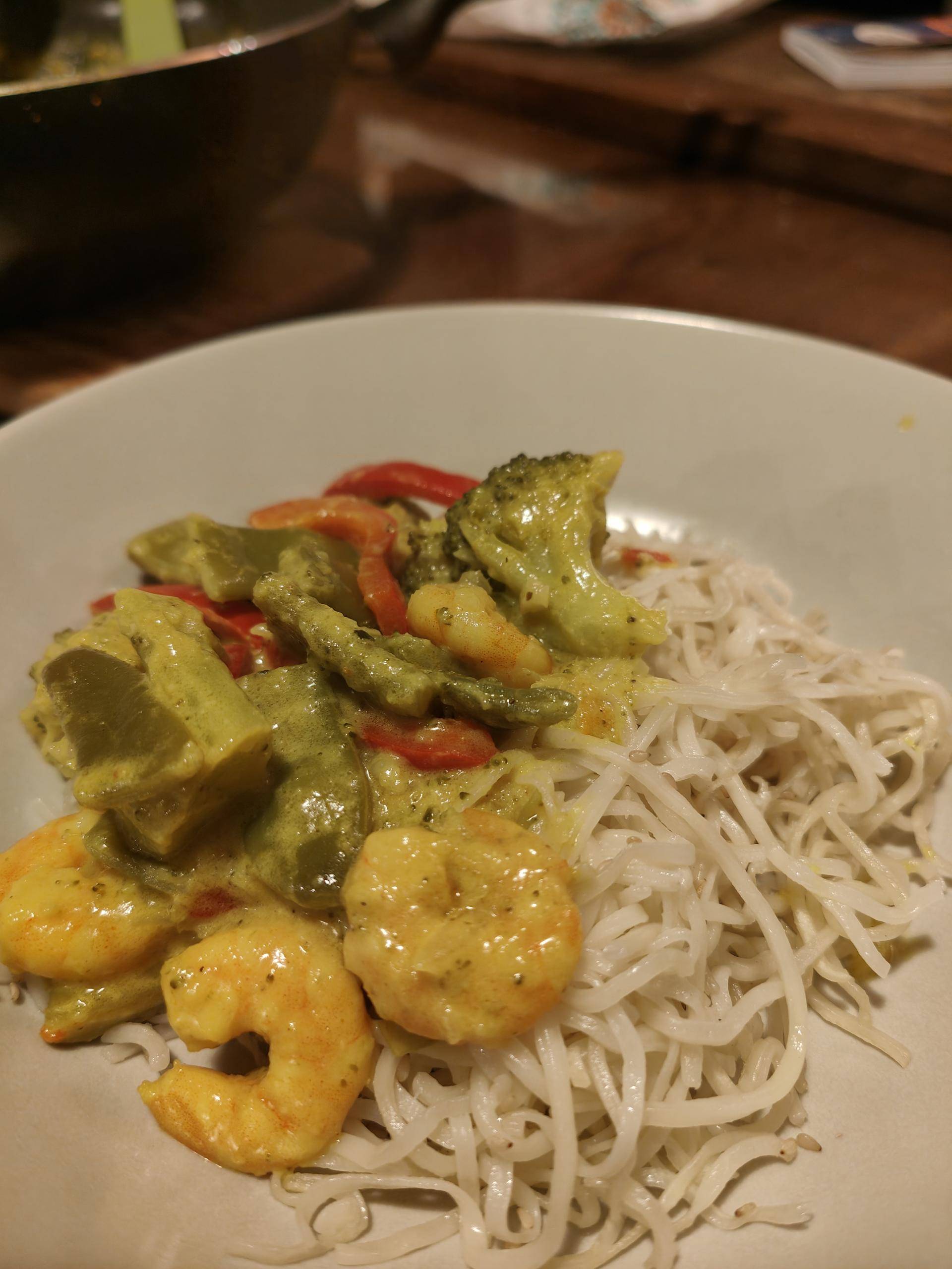 Crevettes sautées thaïes délicieuses - Recette Companion Connect XL | Moulinex