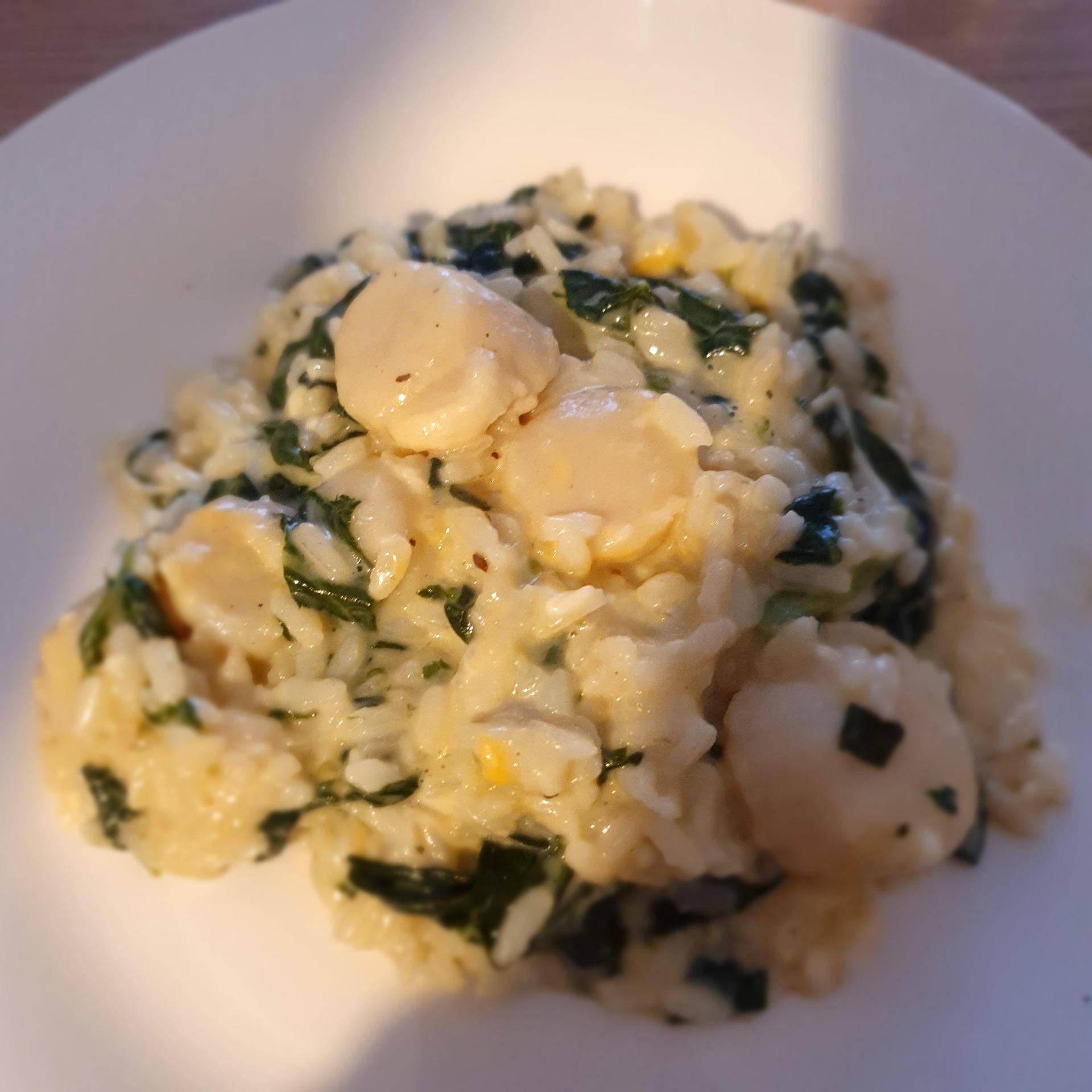 Risotto épinard et noix de St Jacques - Recette Cookeo | Moulinex