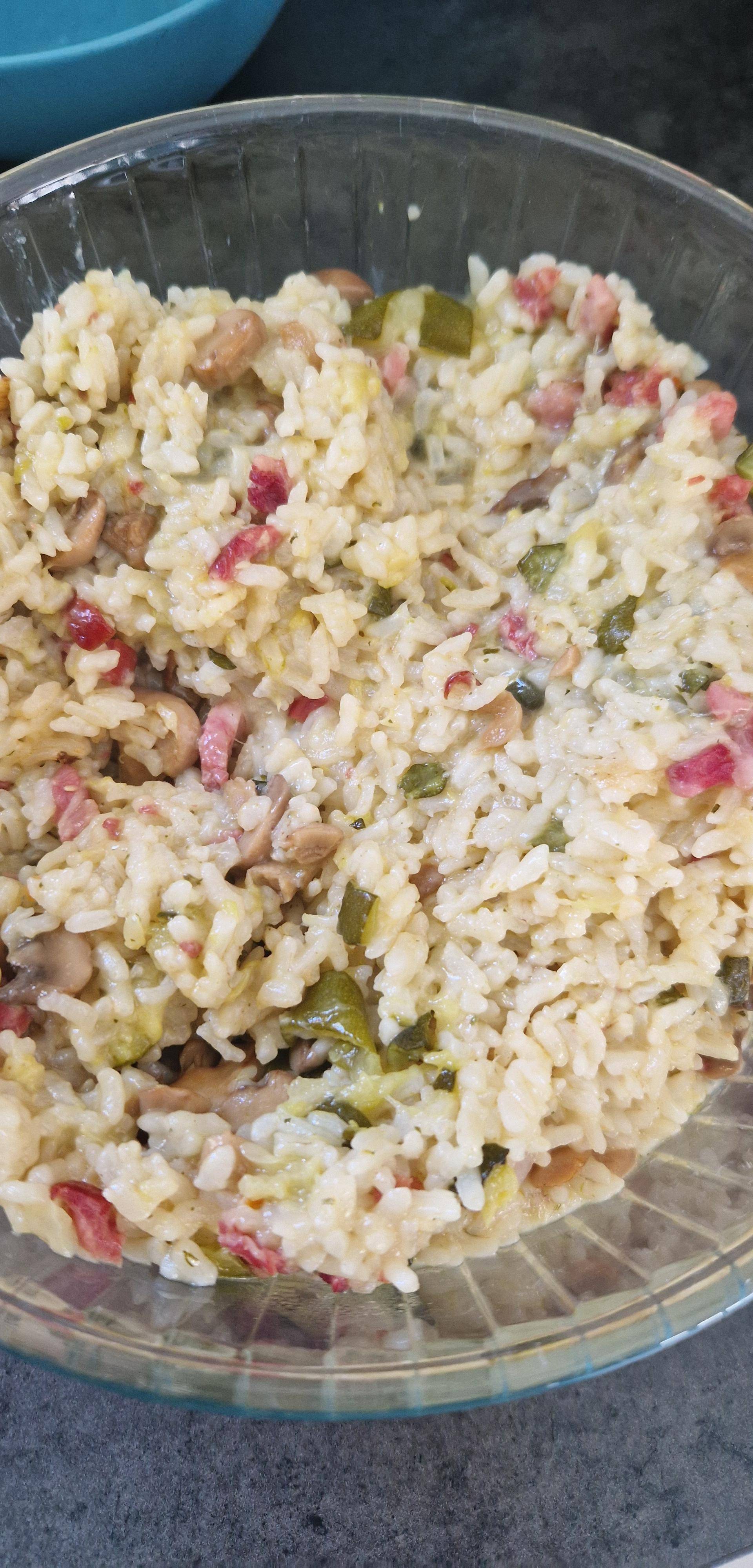 Risotto courgettes, narlons, champignons - Recette Cookeo Infinity Autostir | Moulinex