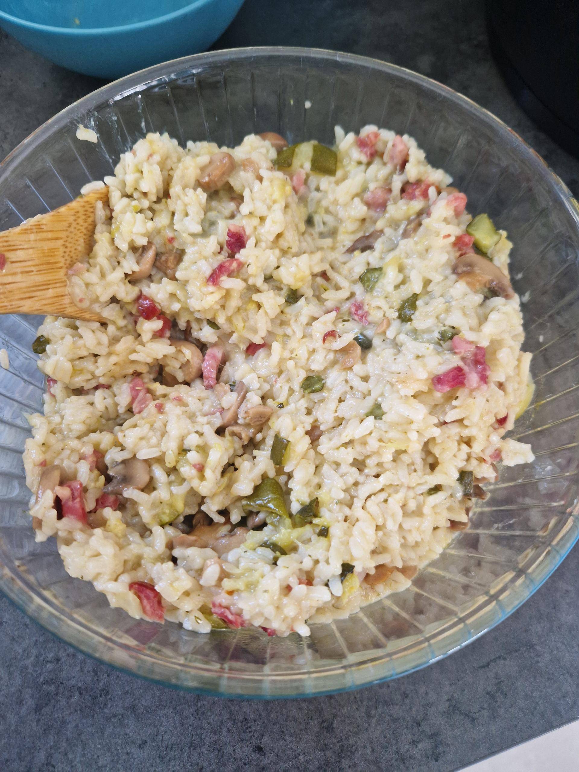 Risotto courgettes, narlons, champignons - Recette Cookeo Infinity Autostir | Moulinex