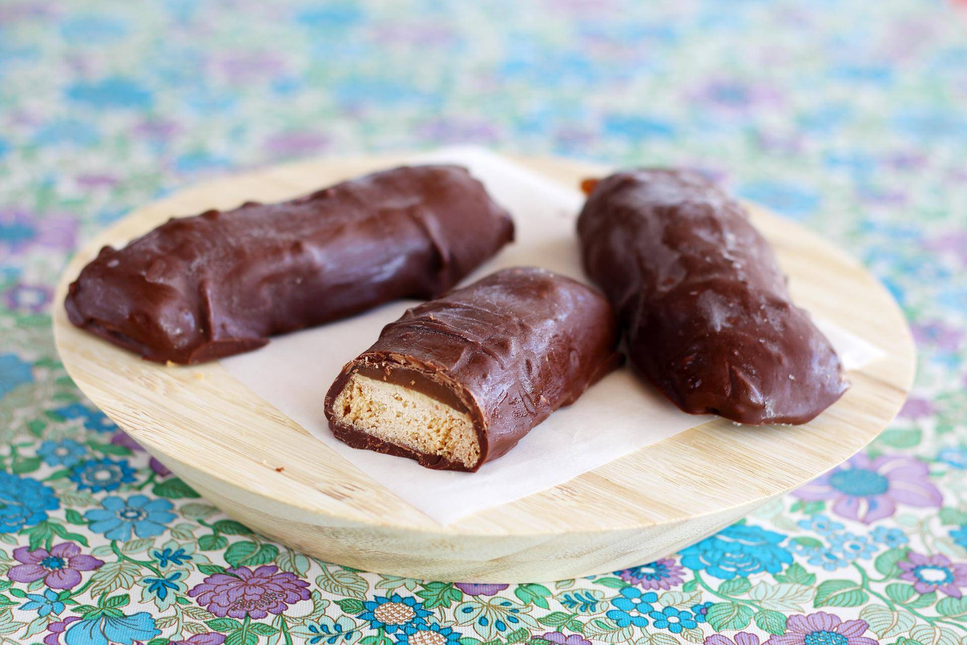 Bâtonnet croustillant au caramel enrobé de chocolat - Recepten Companion Connect | Moulinex