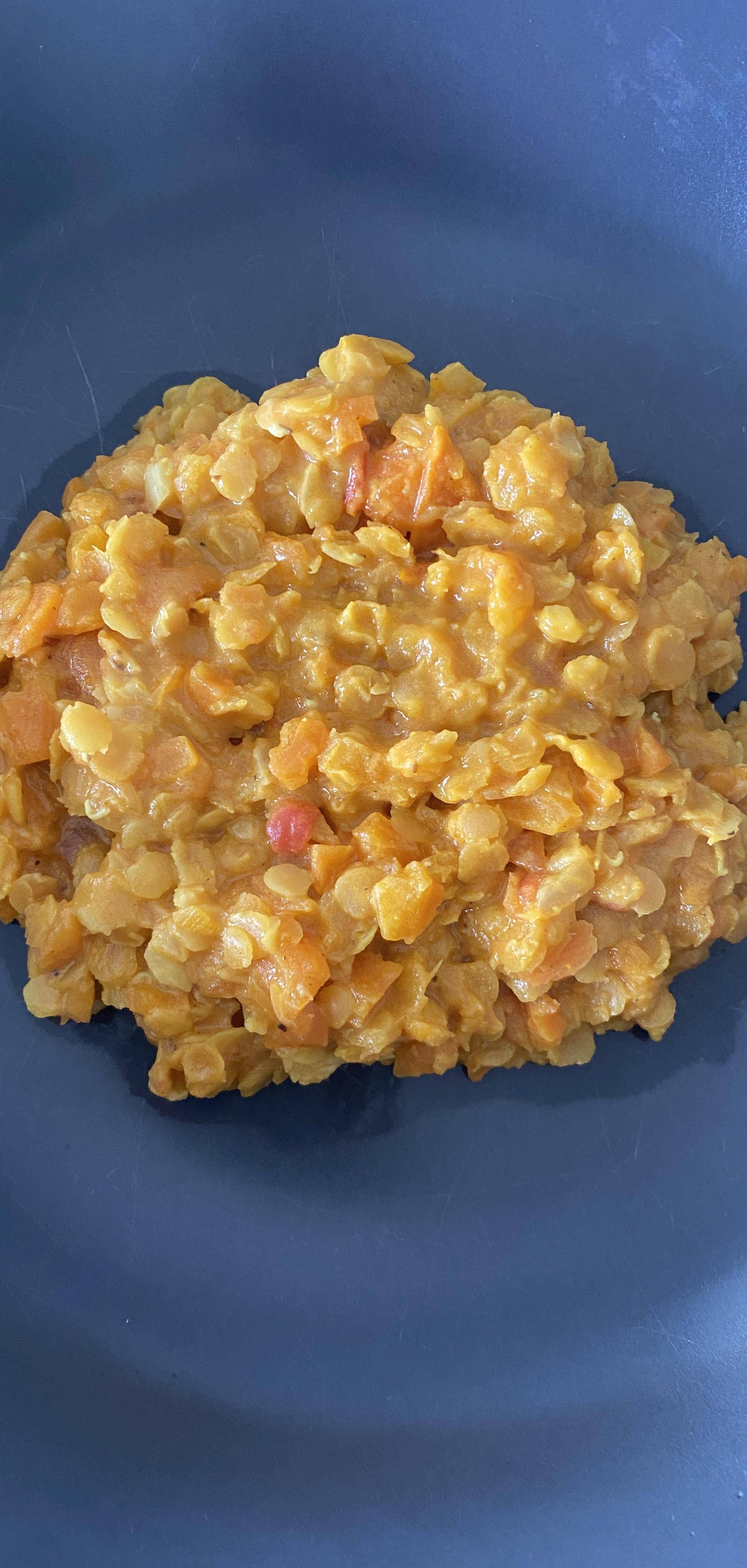 Dalh lentille corail carotte lait de coco - Recette Companion Connect XL | Moulinex