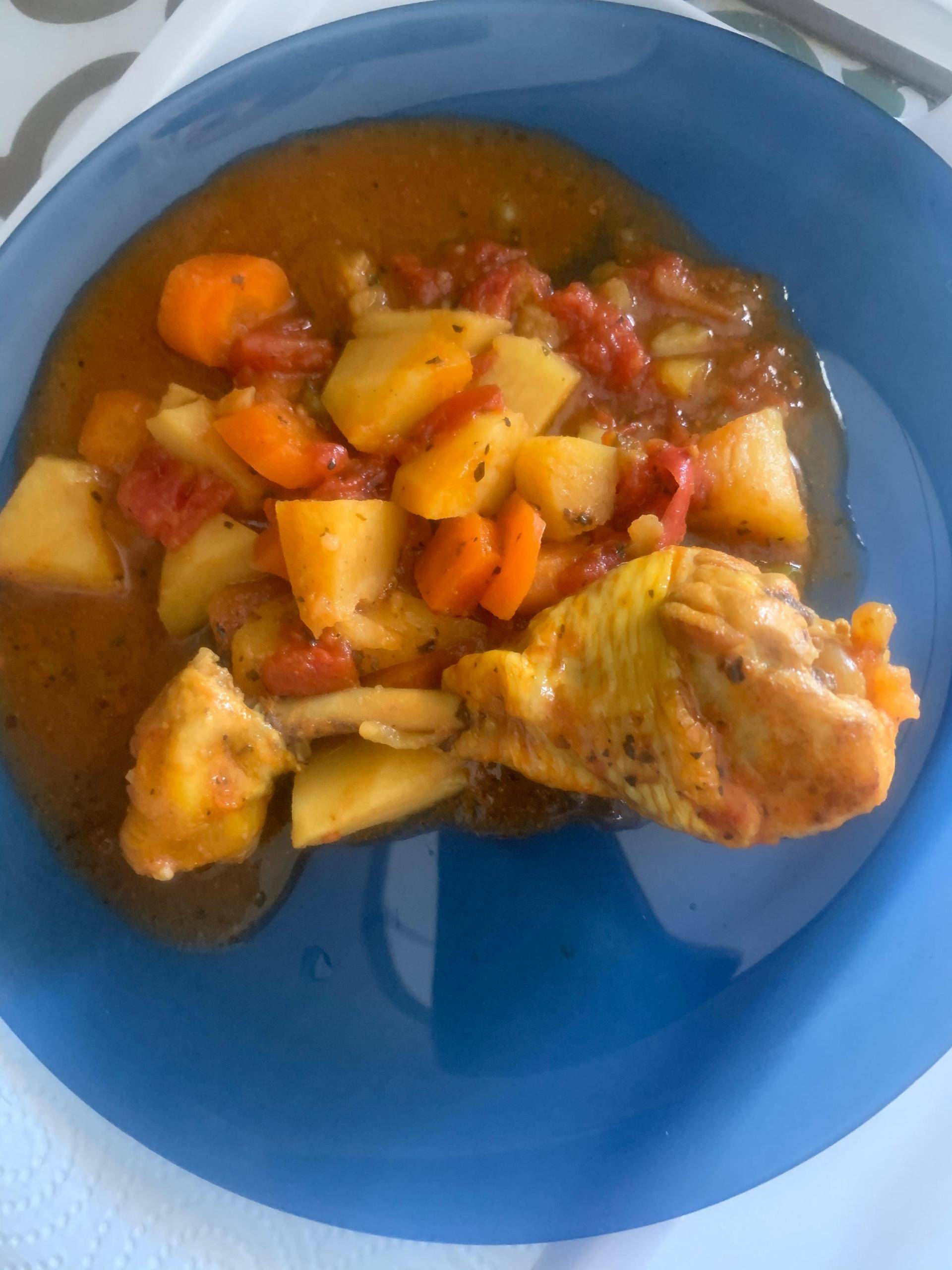 Poulet curry sauce tomate - Recepten Cookeo | Moulinex