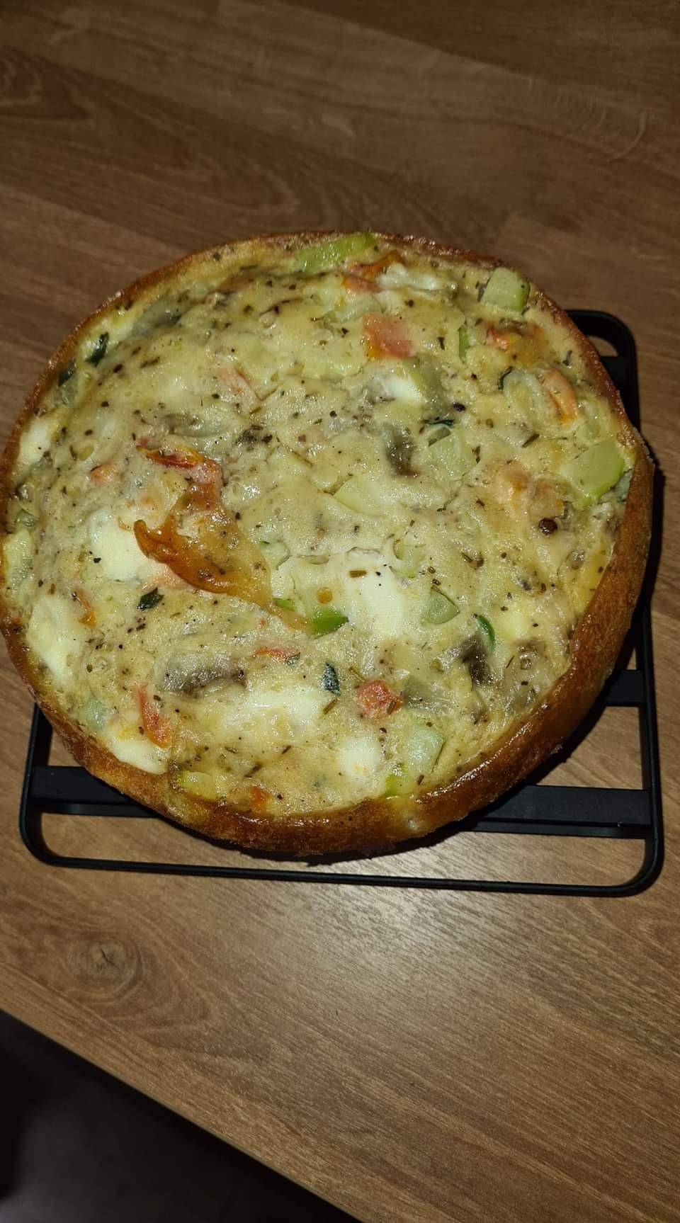 Cake aux légumes du sud et mozzarella - Recepten Cookeo | Moulinex