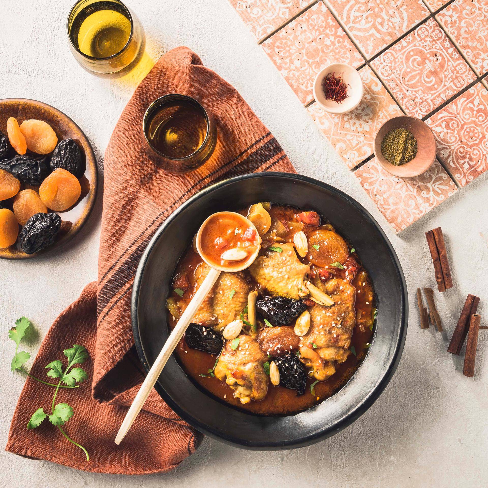 Tajine poulet et fruits secs - Recepten Cookeo | Moulinex