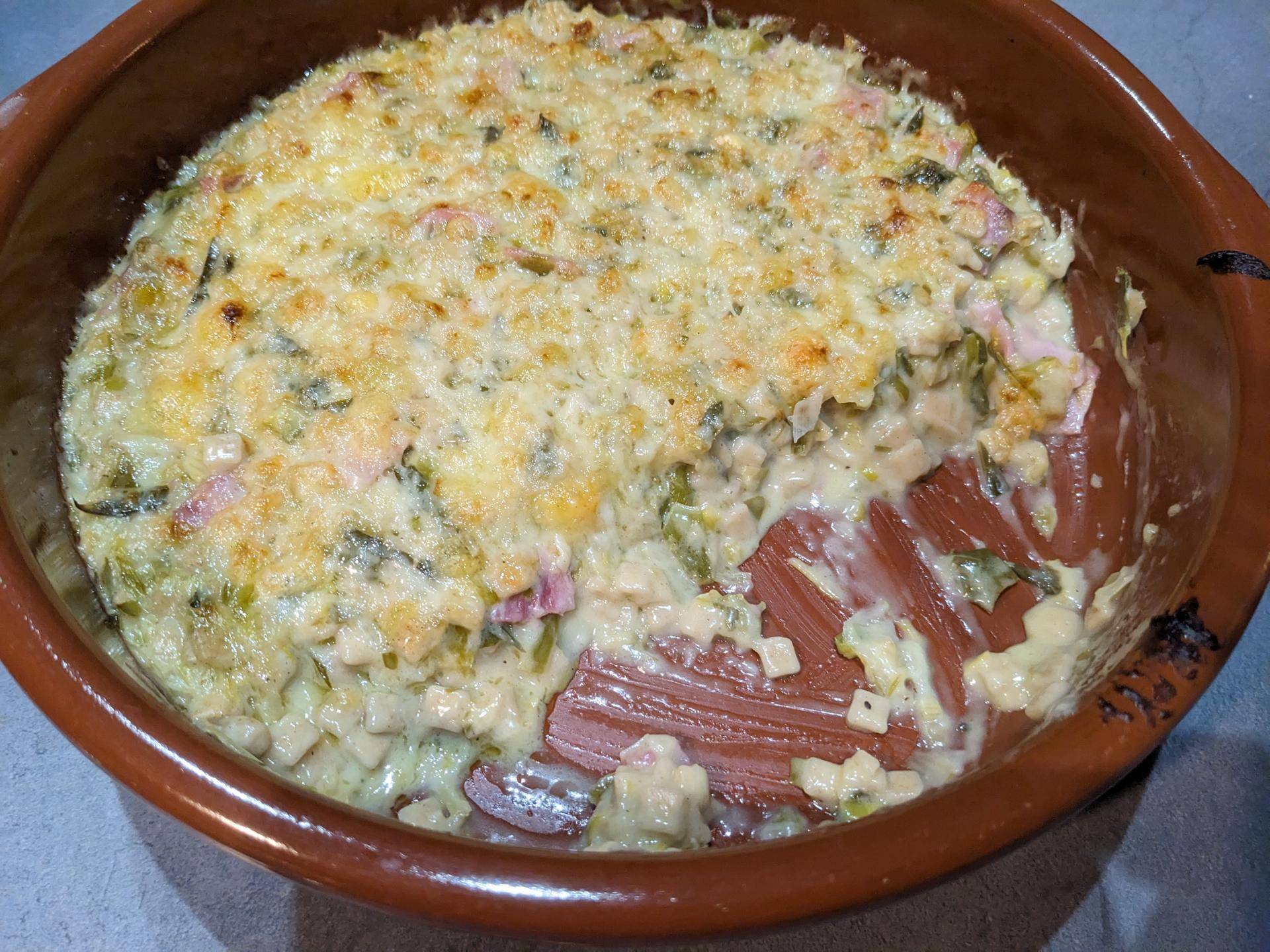 Crozets poireaux comté jambon - Recepten Companion Connect | Moulinex