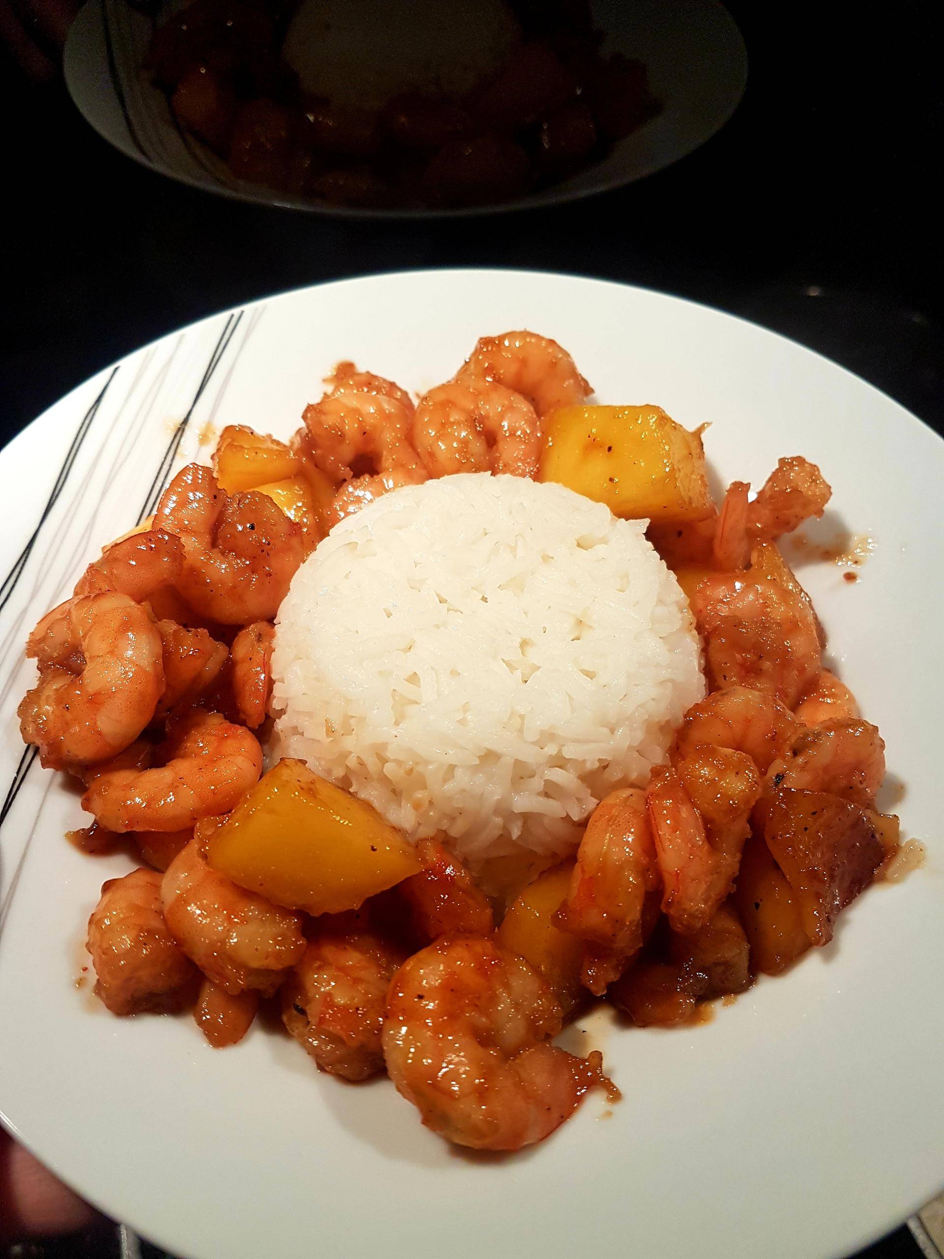 Crevettes sautées mangue-soja - Recepten Cookeo | Moulinex