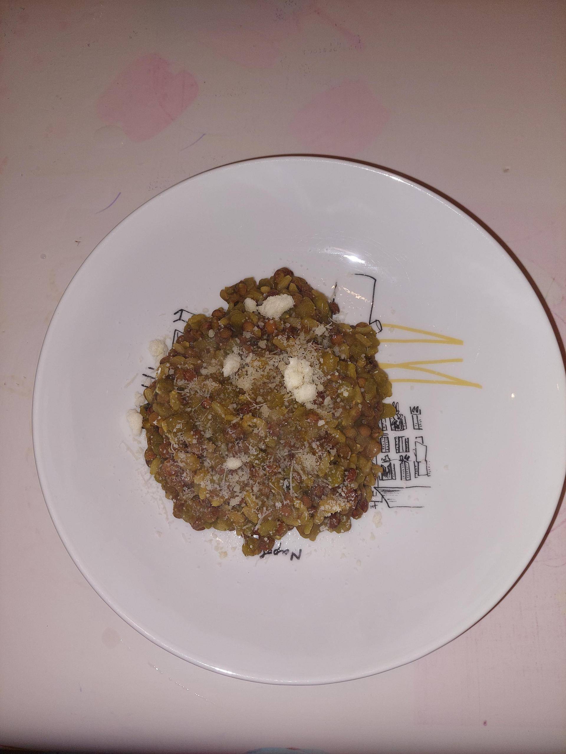 Dhal lentille, riz, pois cassės à la crème parmesan etcurry - Recette Cookeo V3 | Moulinex