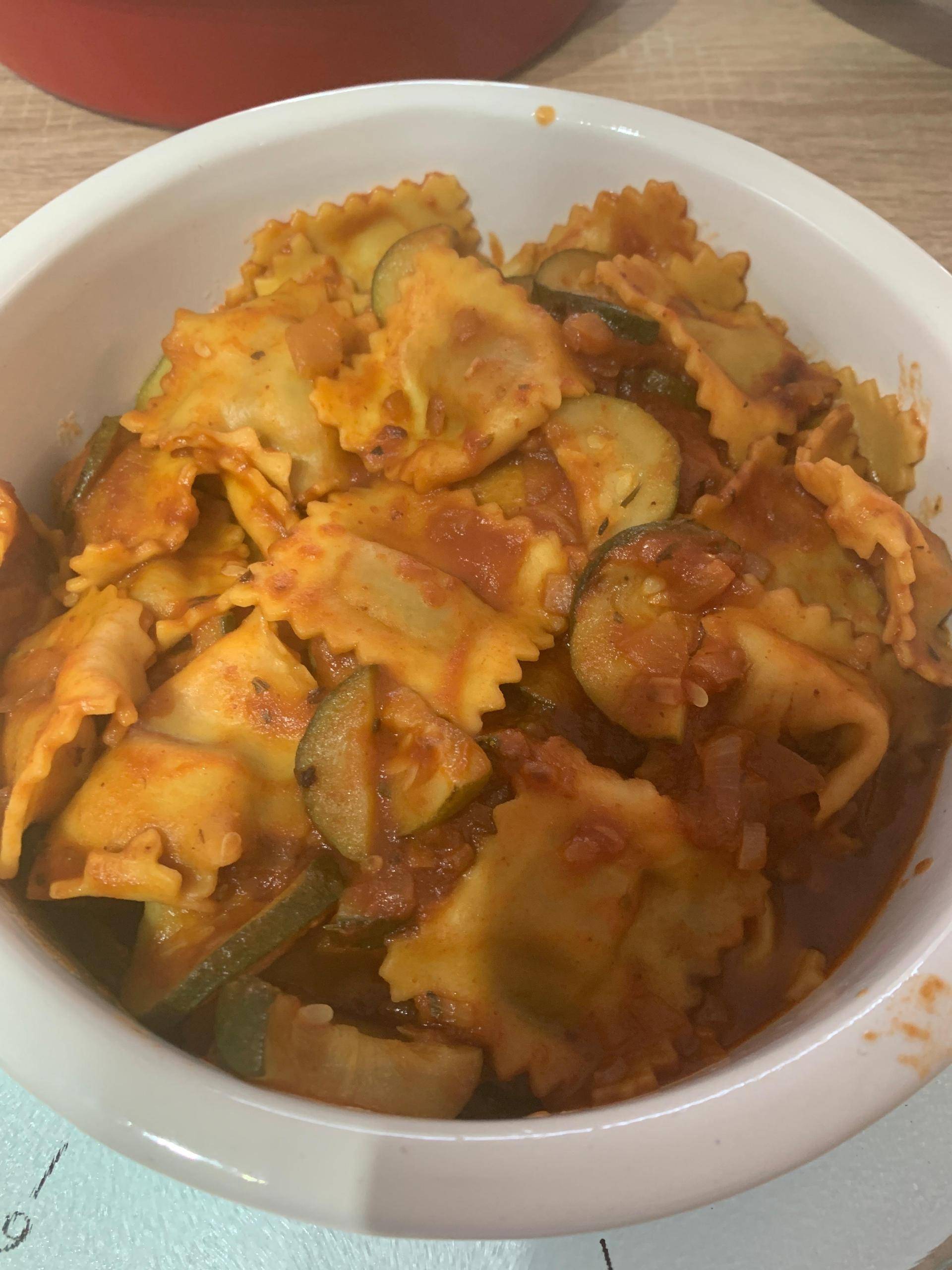 Ravioli fraiche et courgette - Recette Cookeo | Moulinex