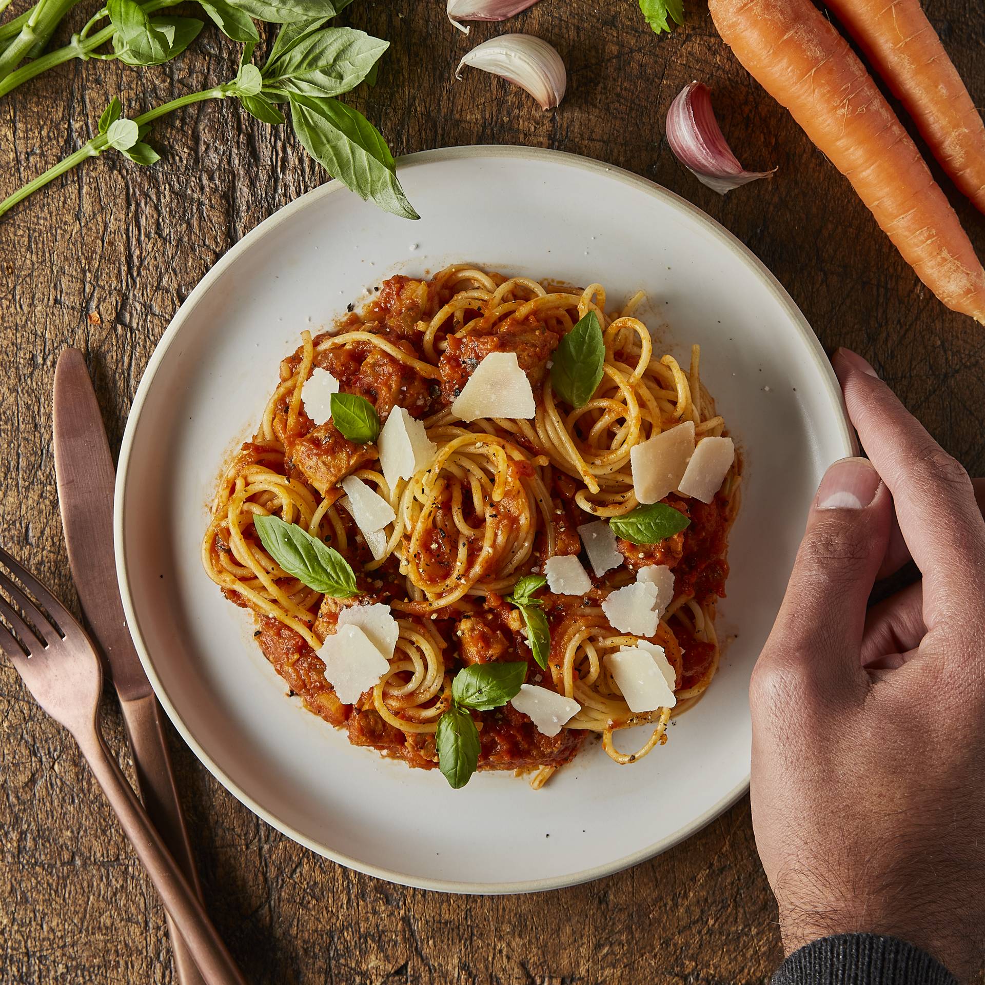 Sauce à spaghetti au tempeh - Recepten Companion | Moulinex