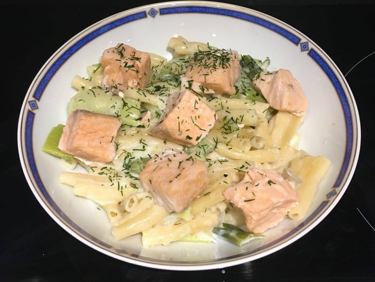 One pot pasta saumon poireaux - Recepten Cookeo V3 | Moulinex