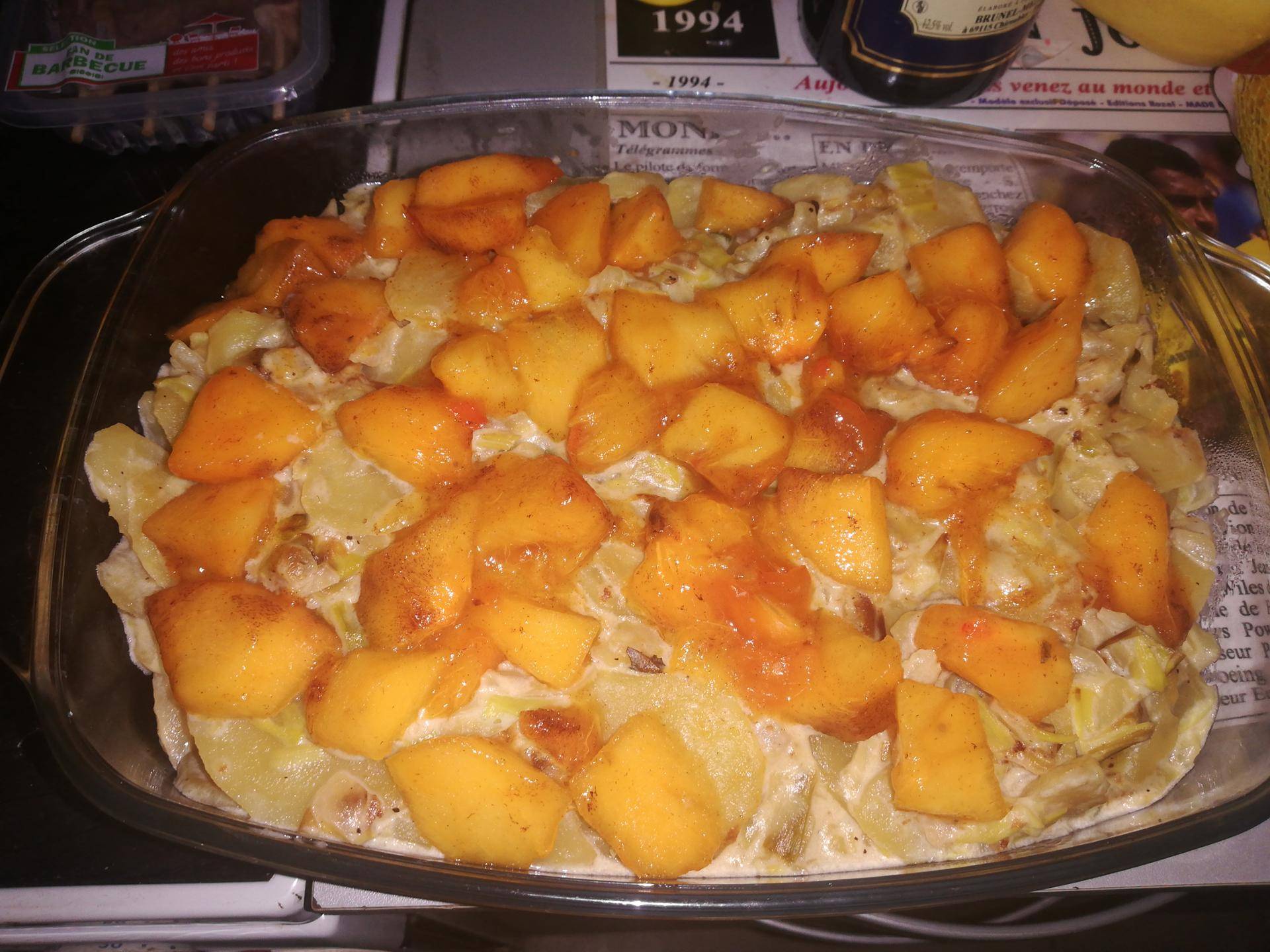 Tartiflette végé kaki - Recette Cookeo | Moulinex