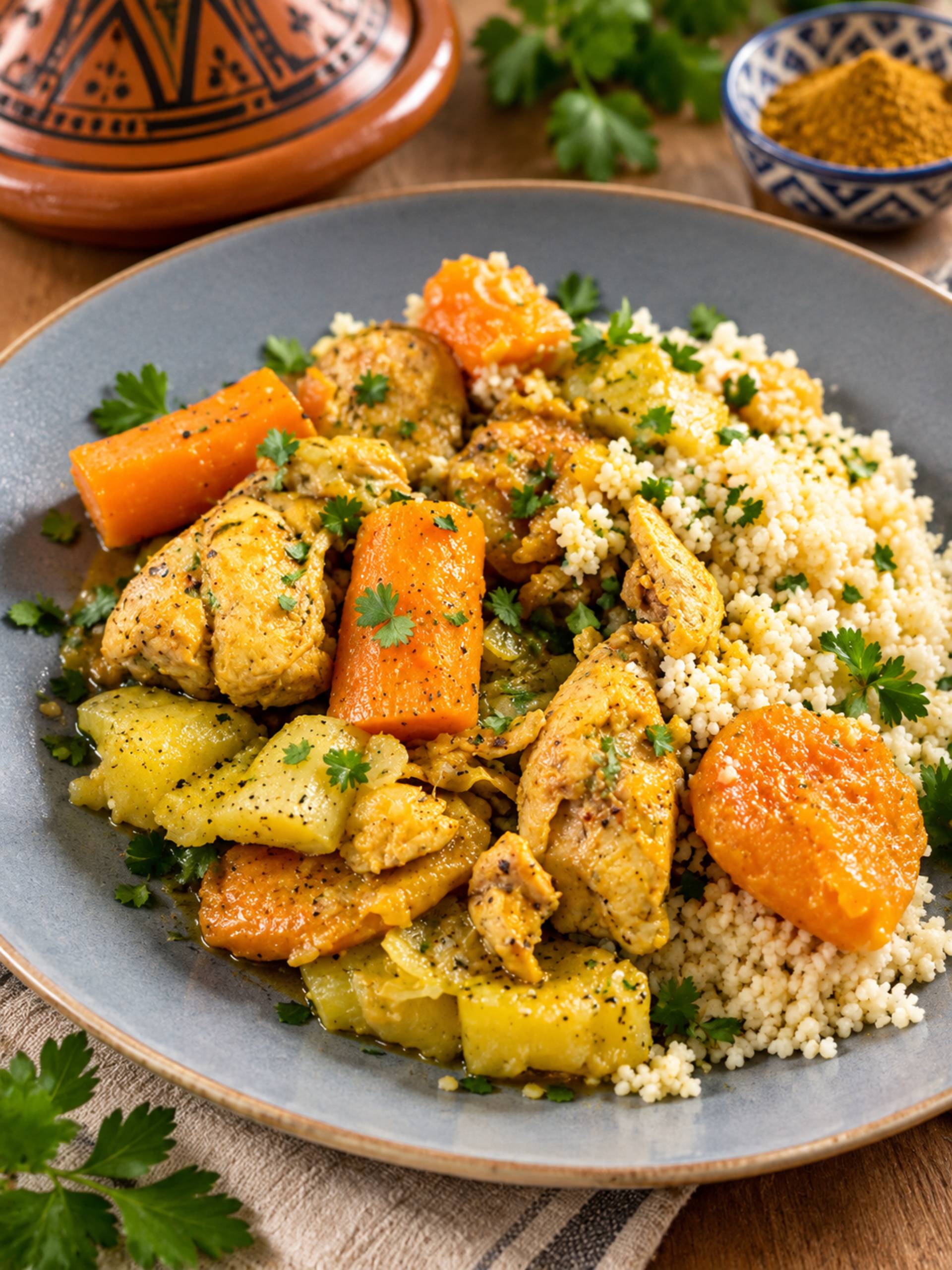 Tajine poulet abricot - Recette Cookeo | Moulinex