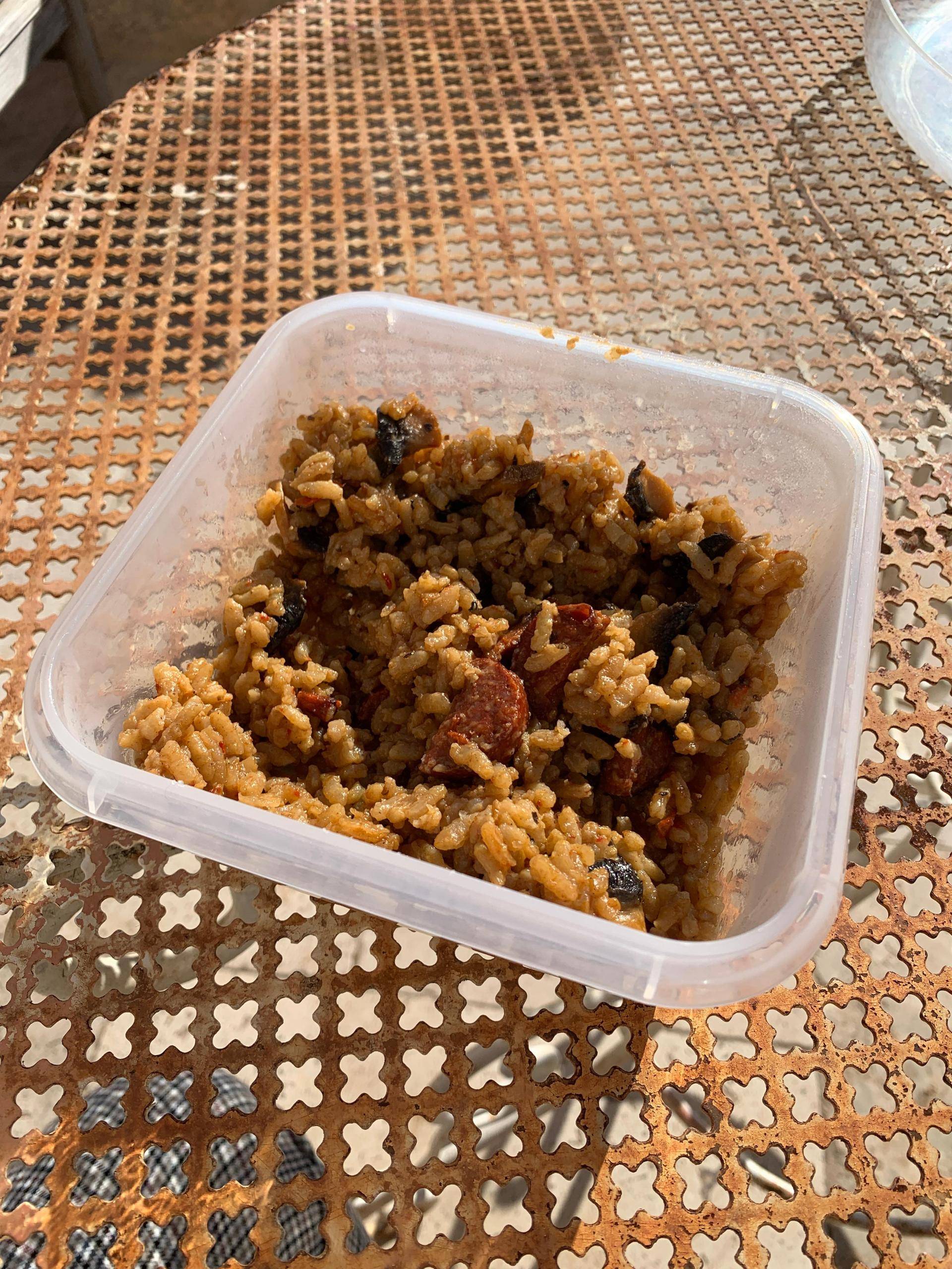 Risotto chorizo, poivron et olive verte - Recepten Cookeo | Moulinex