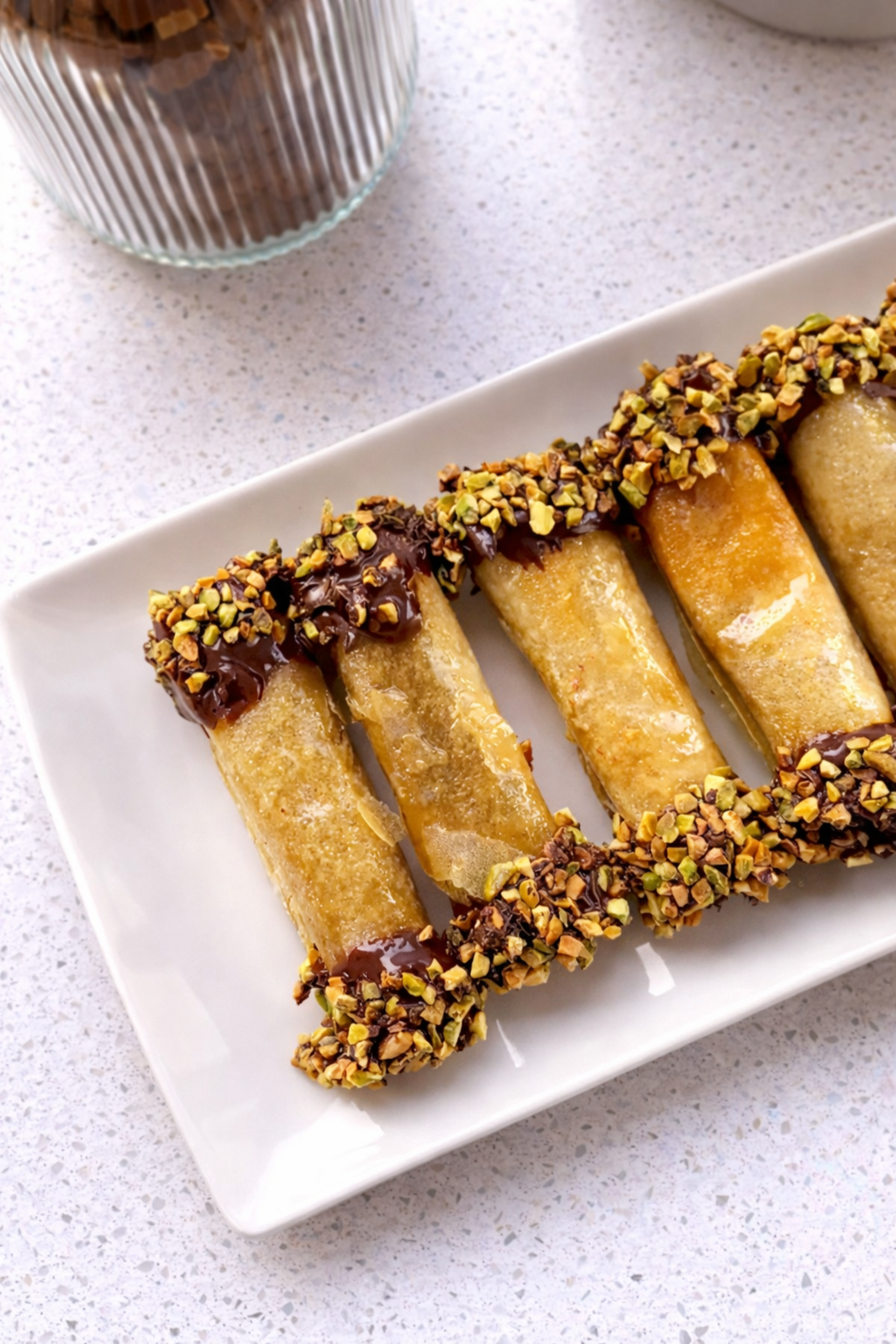 Cigares aux amandes, pistaches et chocolat - Recette Companion NEO | Moulinex