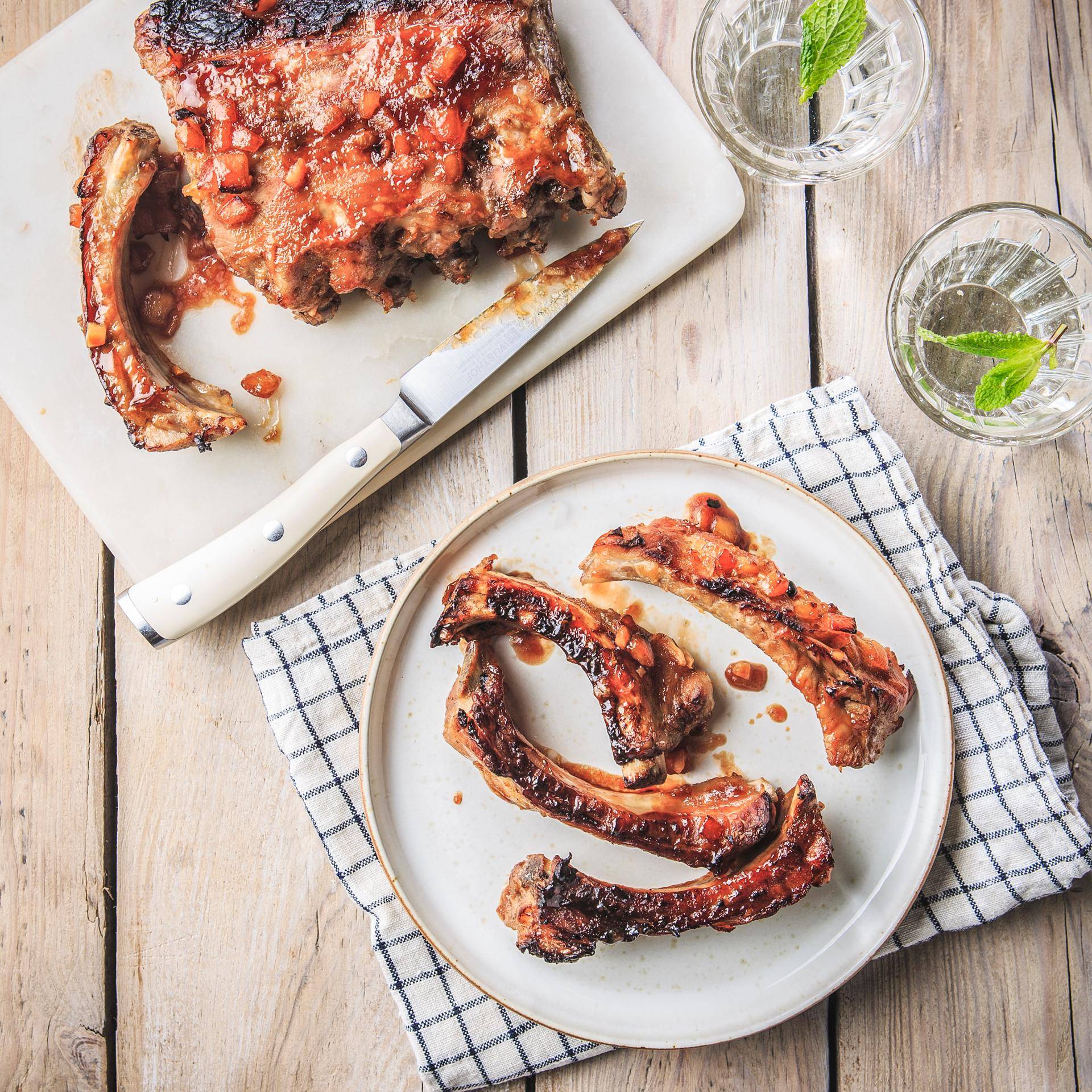 Ribs caramélisés - Recette EASY FRY GRILL & STEAM 3 in 1 | Moulinex