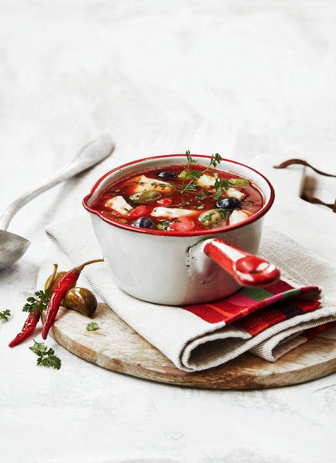 Soupe de poulet basquaise - Recepten Perfectmix Cook | Moulinex