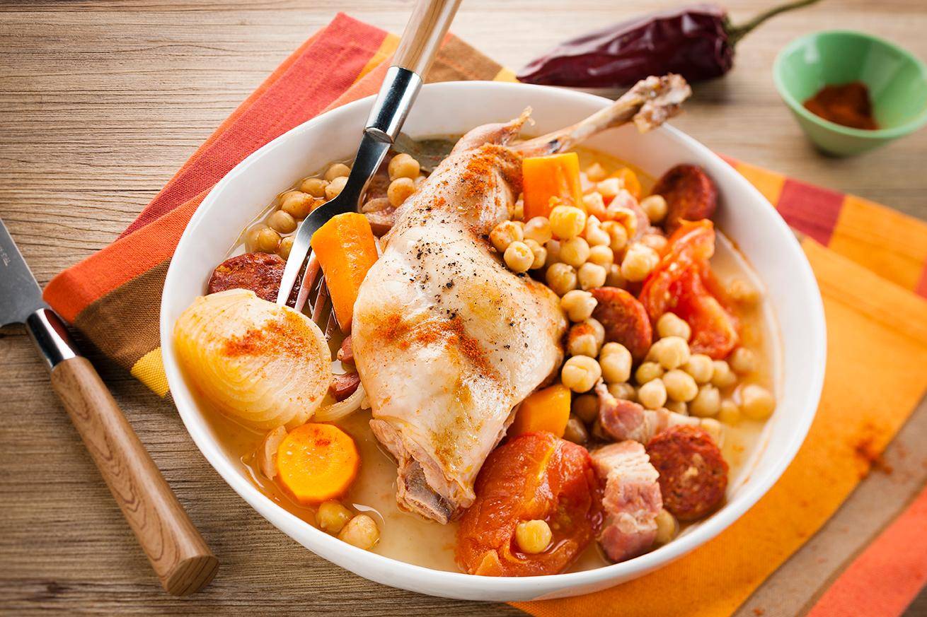 Stoofpot van konijn met chorizo - Recepten Cookeo | Moulinex