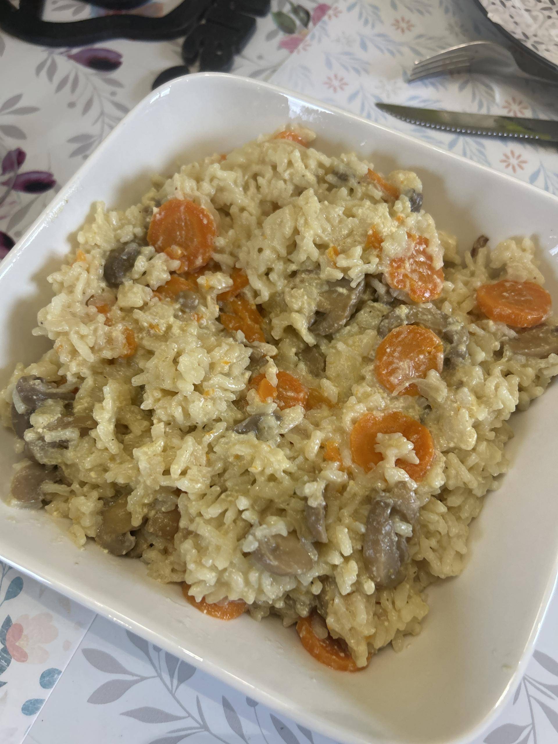 Rissoto champignons de Paris et carottes - Recette Cookeo | Moulinex