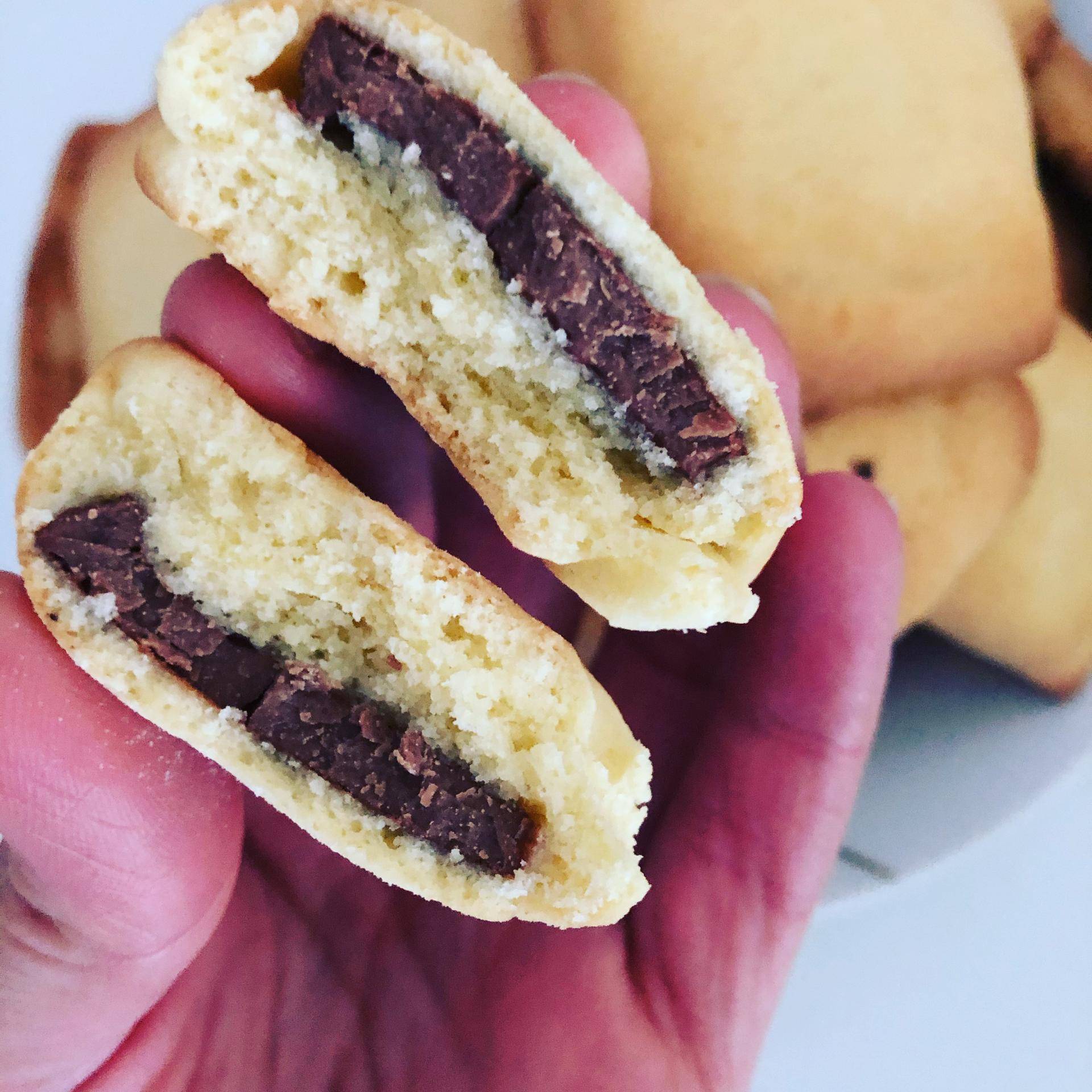 Biscuit fourré chocolat façon kango - Recepten Companion Connect | Moulinex