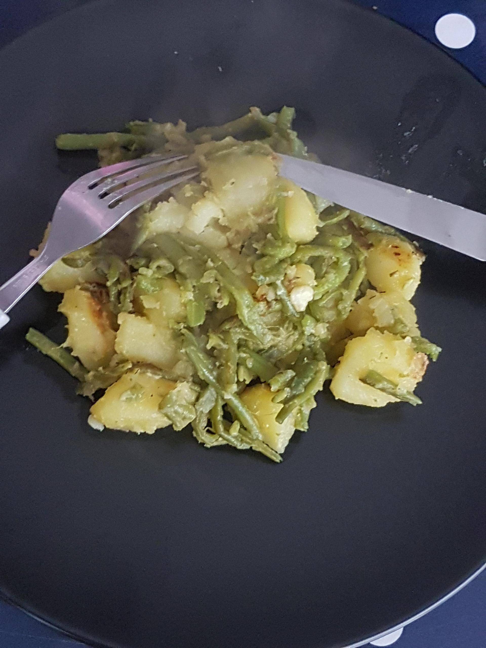 Pommes de terre sautėes avec haricots - Recette Cookeo | Moulinex