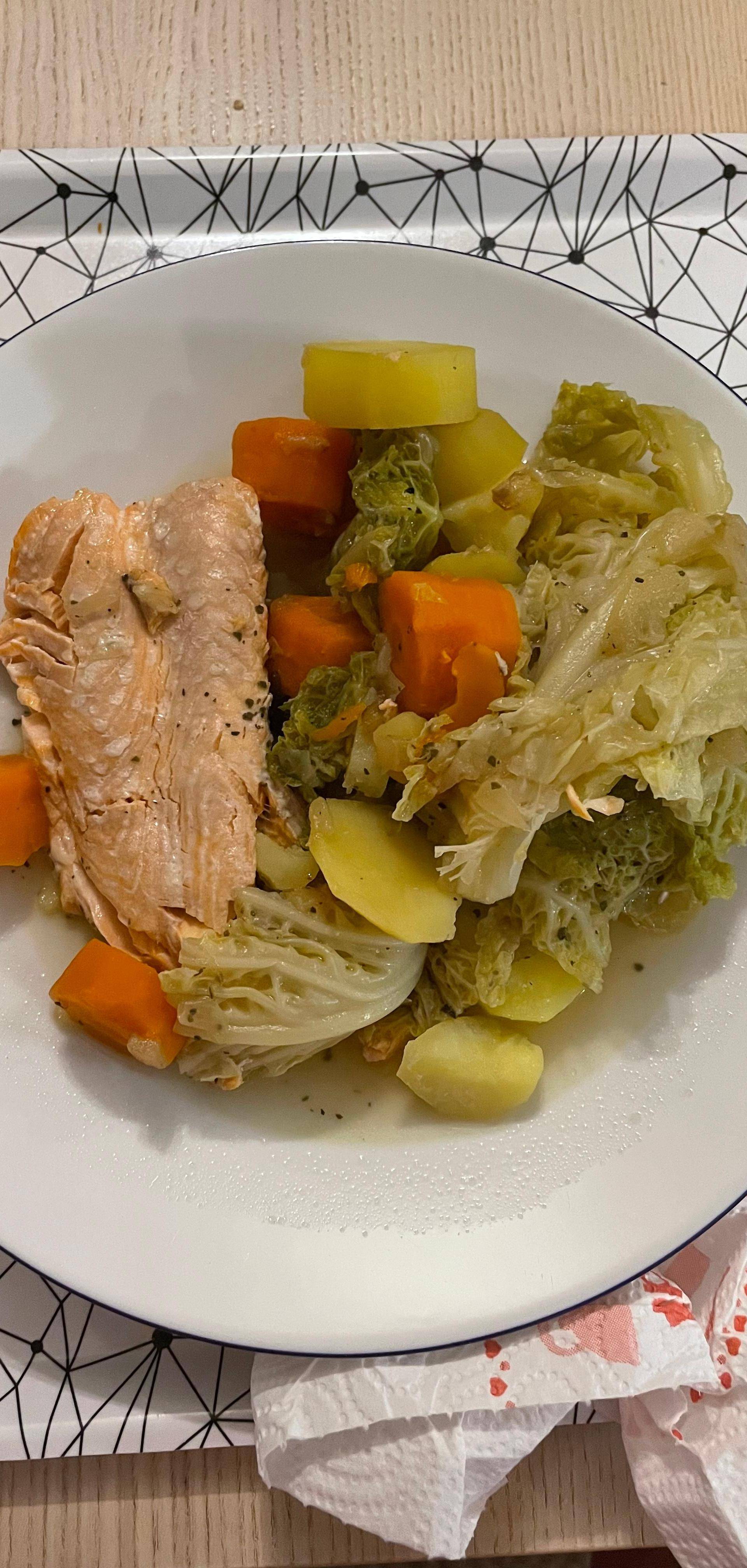 Potée au saumon - Recette Cookeo | Moulinex