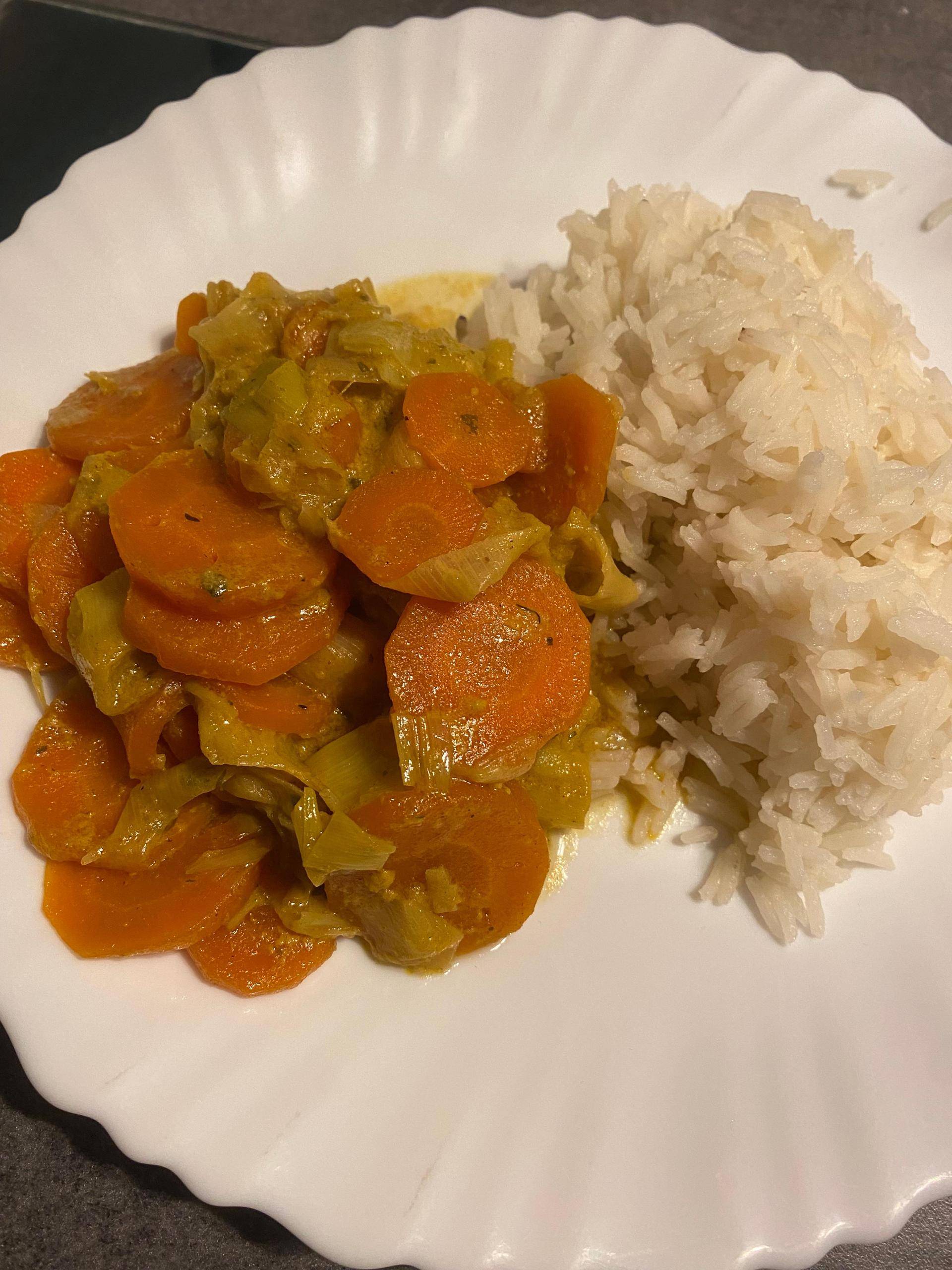 Curry de carottes et poireaux - Recepten Cookeo | Moulinex