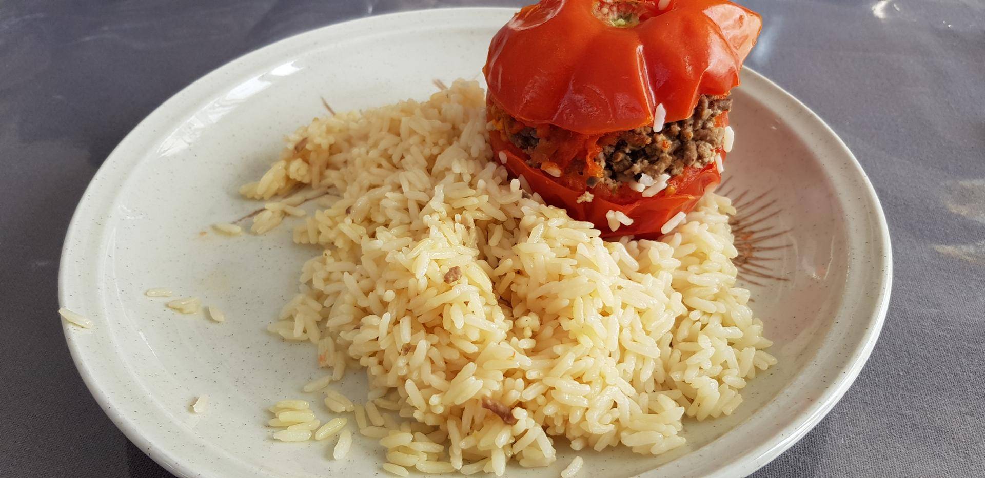 Tomate farcie et son riz - Recepten Cookeo | Moulinex