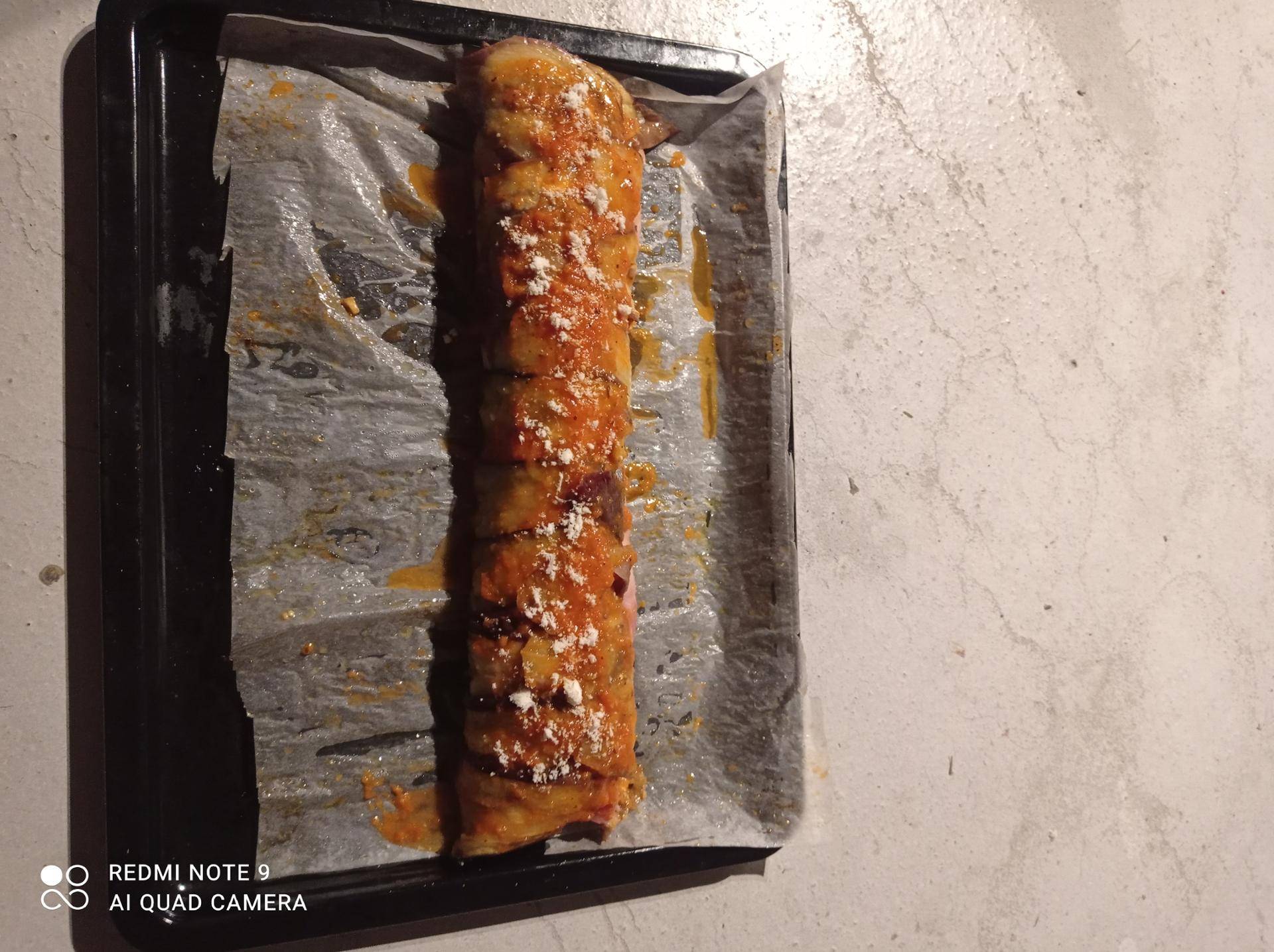 Roulé aubergines mozzarella jambon - Recepten Companion Connect XL | Moulinex