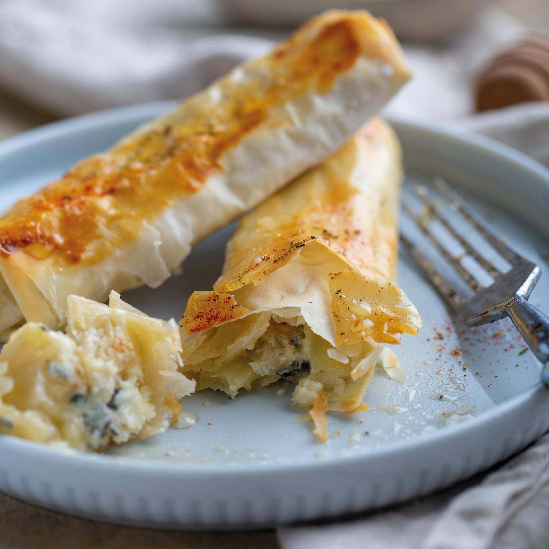 Filosigaren gevuld met feta - Recepten Easy Fry Compact | Moulinex
