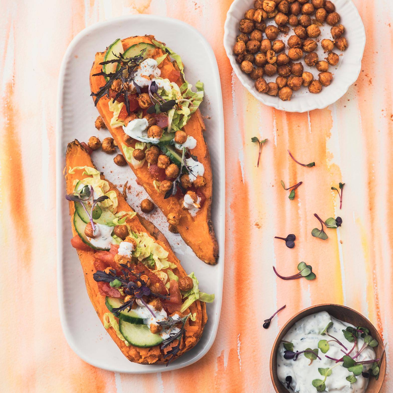 Patates douces farcies - Recette Cookeo | Moulinex