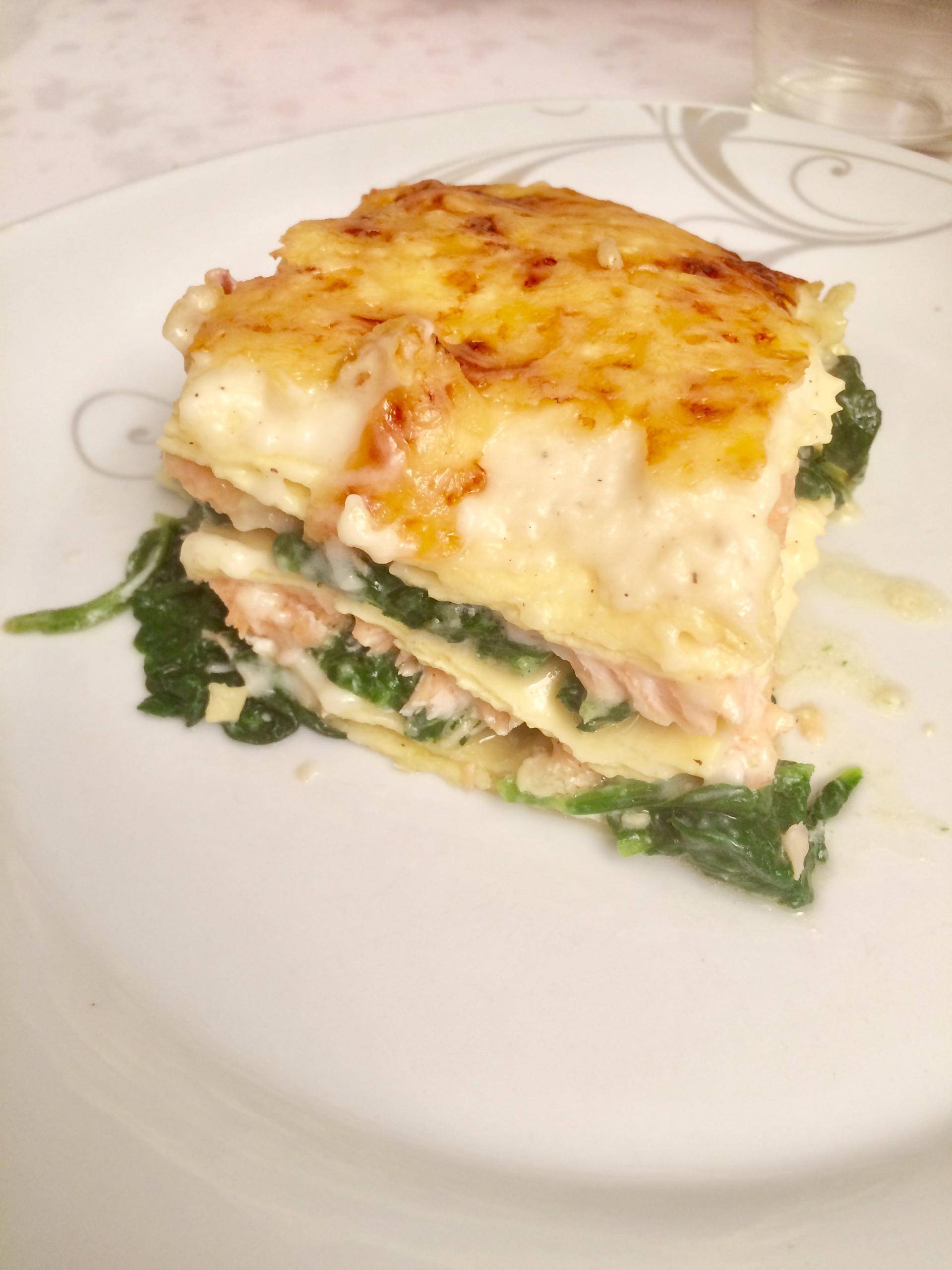 Lasagnes aux 2 saumons et épinards - Recepten Companion | Moulinex