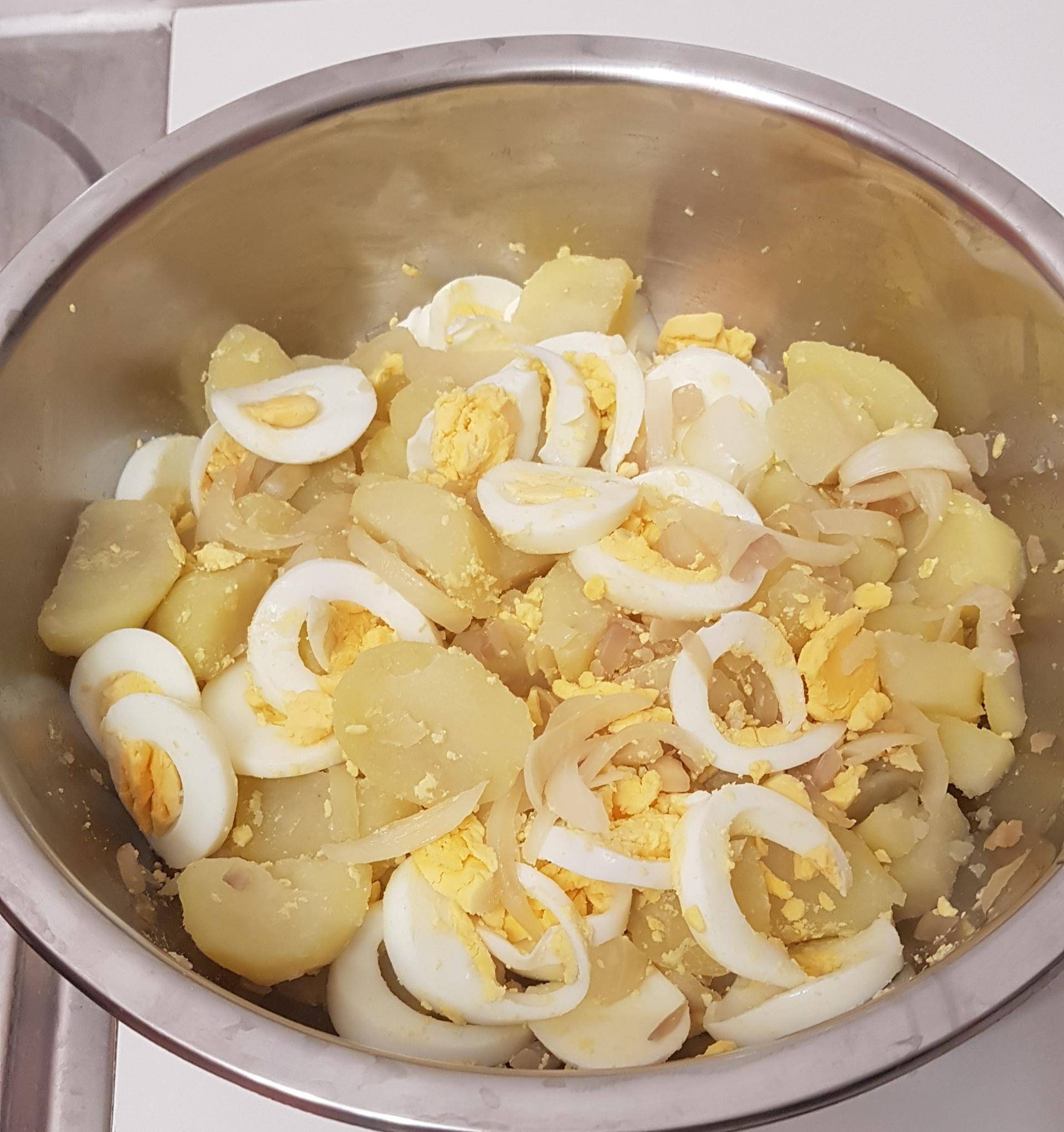 Salade de pommes de terre au oeufs - Recepten Companion | Moulinex