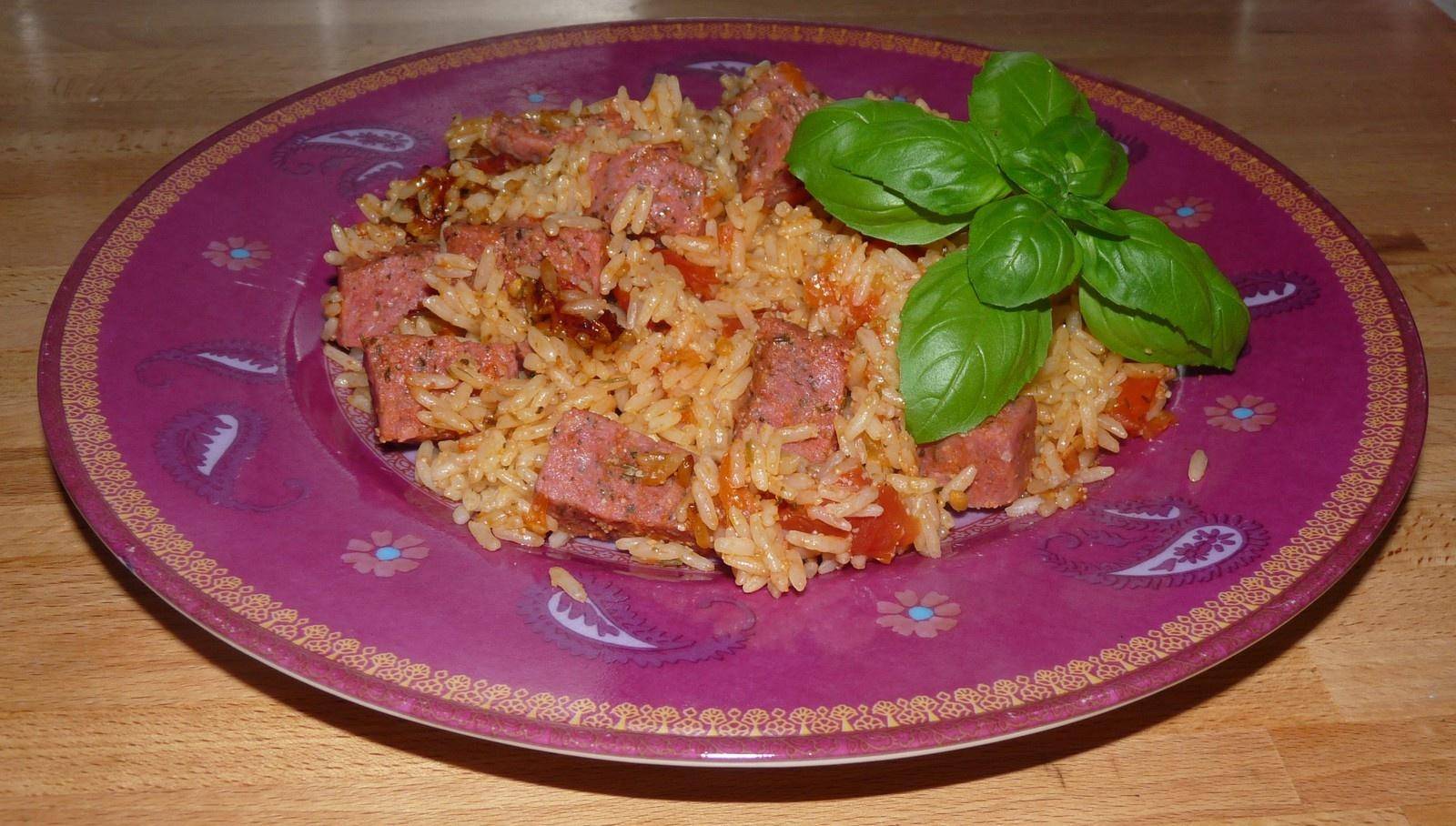 Riz aux tomates et farce - Recepten Cookeo | Moulinex